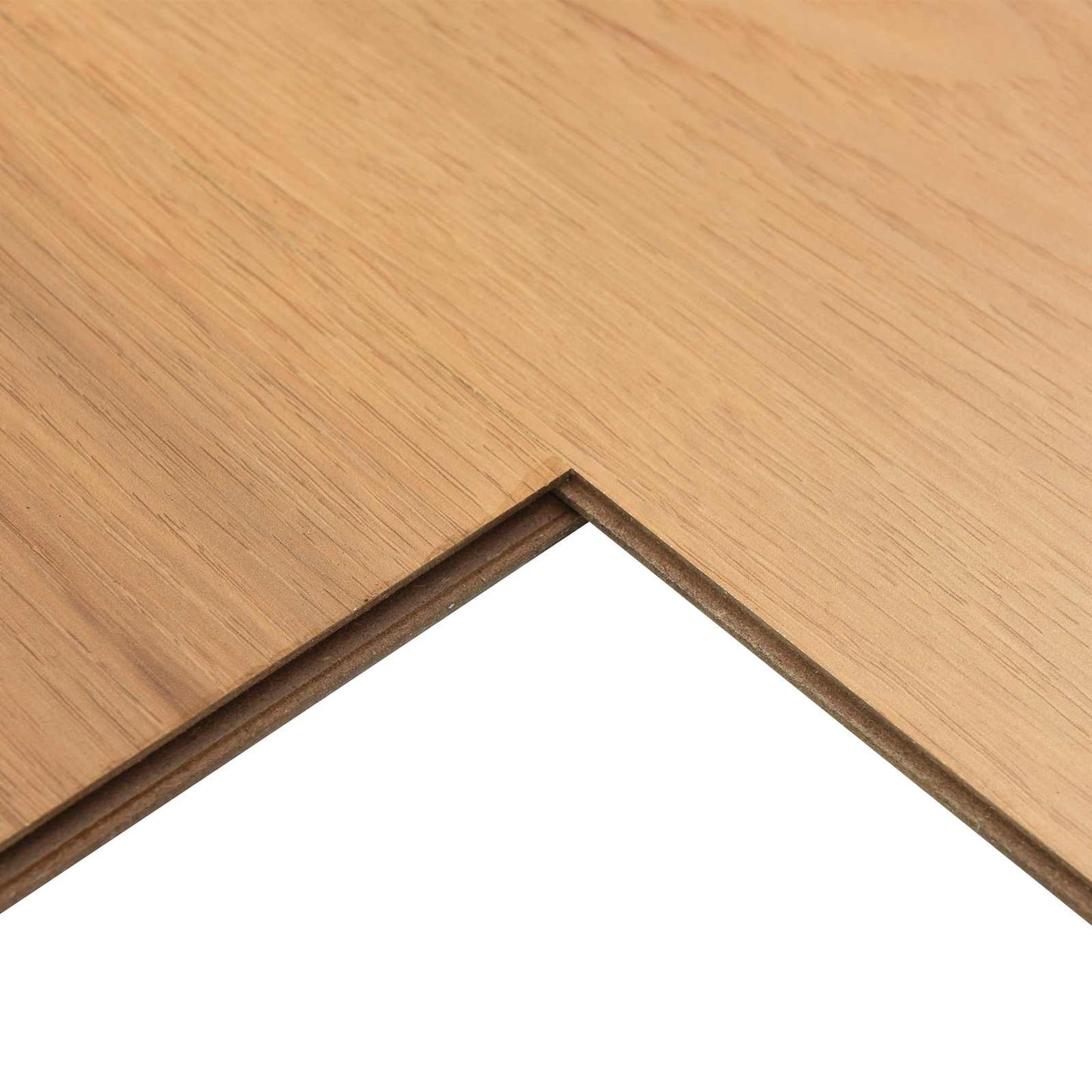 Laminatgulv 15 pcs Naturlig Bambus 101 x 20 x 0,8 cm