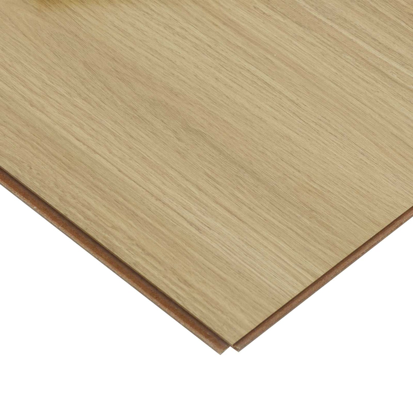 Laminatgulv 15 pcs Blek krem 101 x 20 x 0,8 cm Konstruert tre