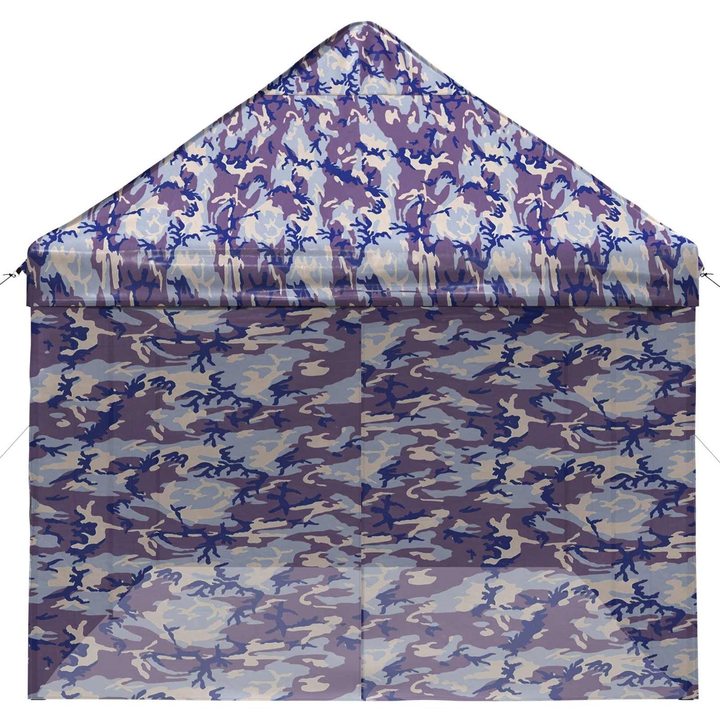Pop-up Gazebo med 4 Sidevegger 3 x 6 m Blå Kamuflasje
