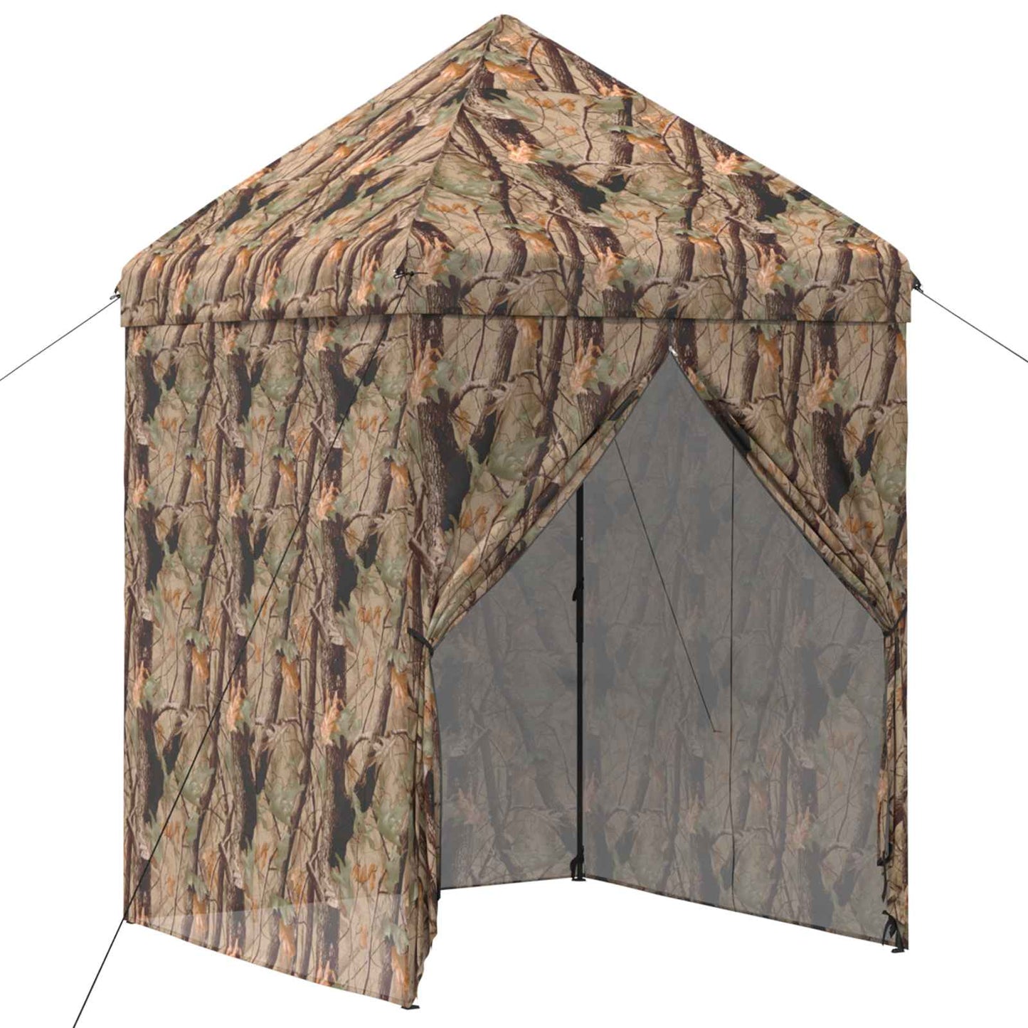 Pop-up Gazebo med 4 Sidevegger 2 x 2 m Skog camo