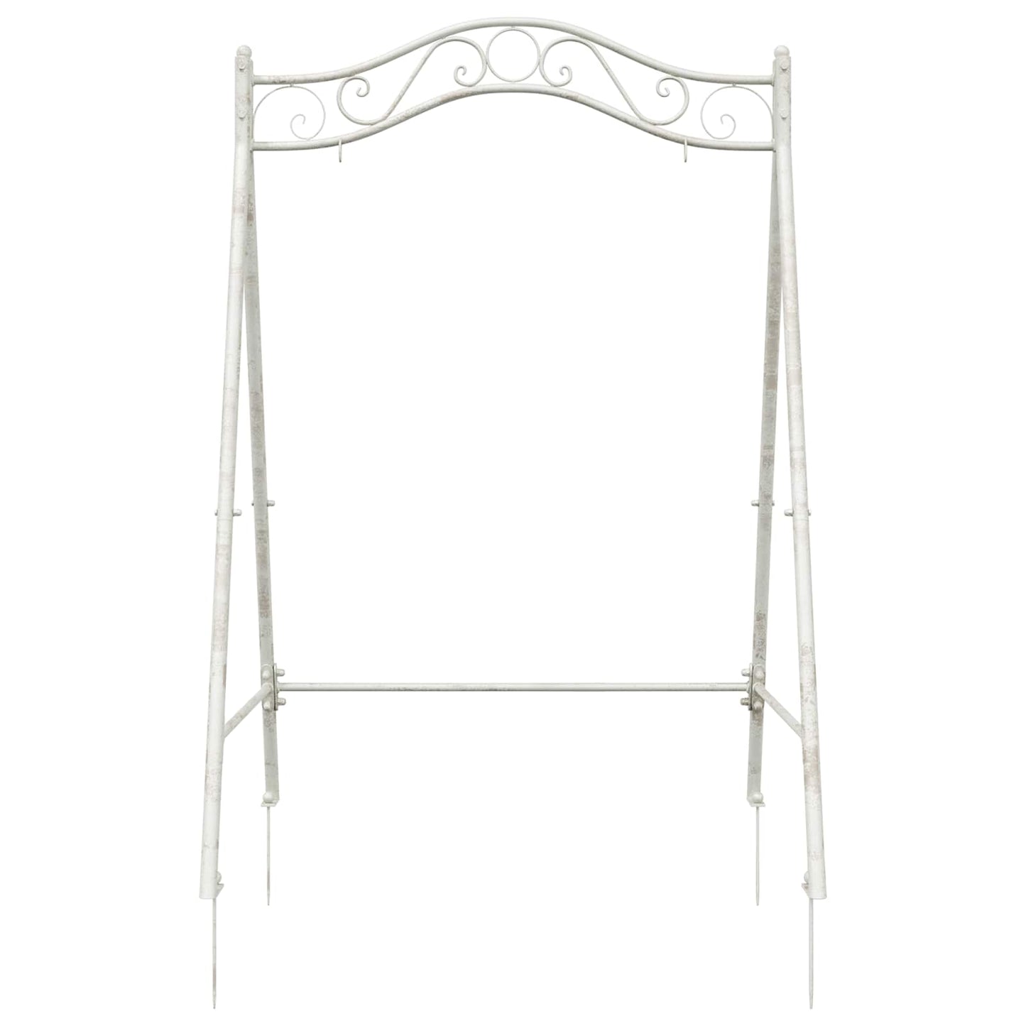 Svingramme Antikk hvit 113 x 121,5 x 168 cm Stål