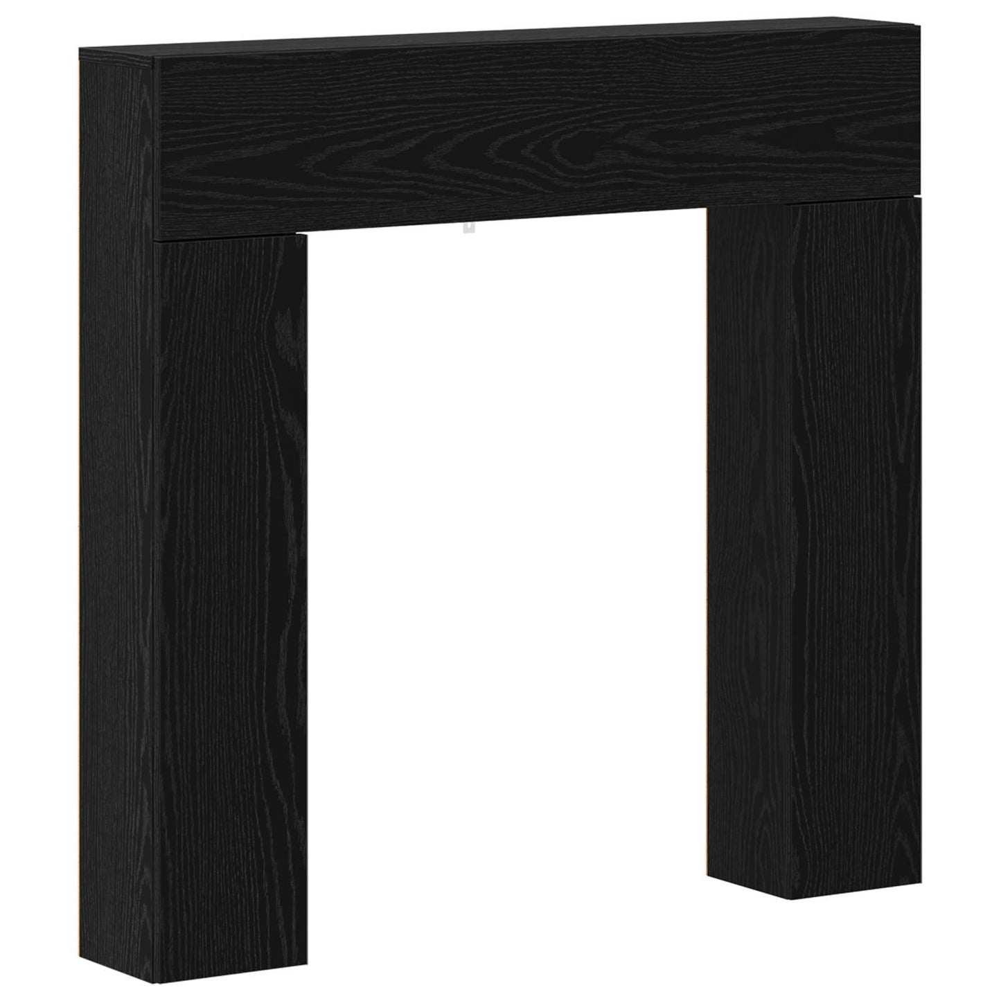 Peisramme Svart eik 102 x 18 x 100,5 cm Konstruert tre