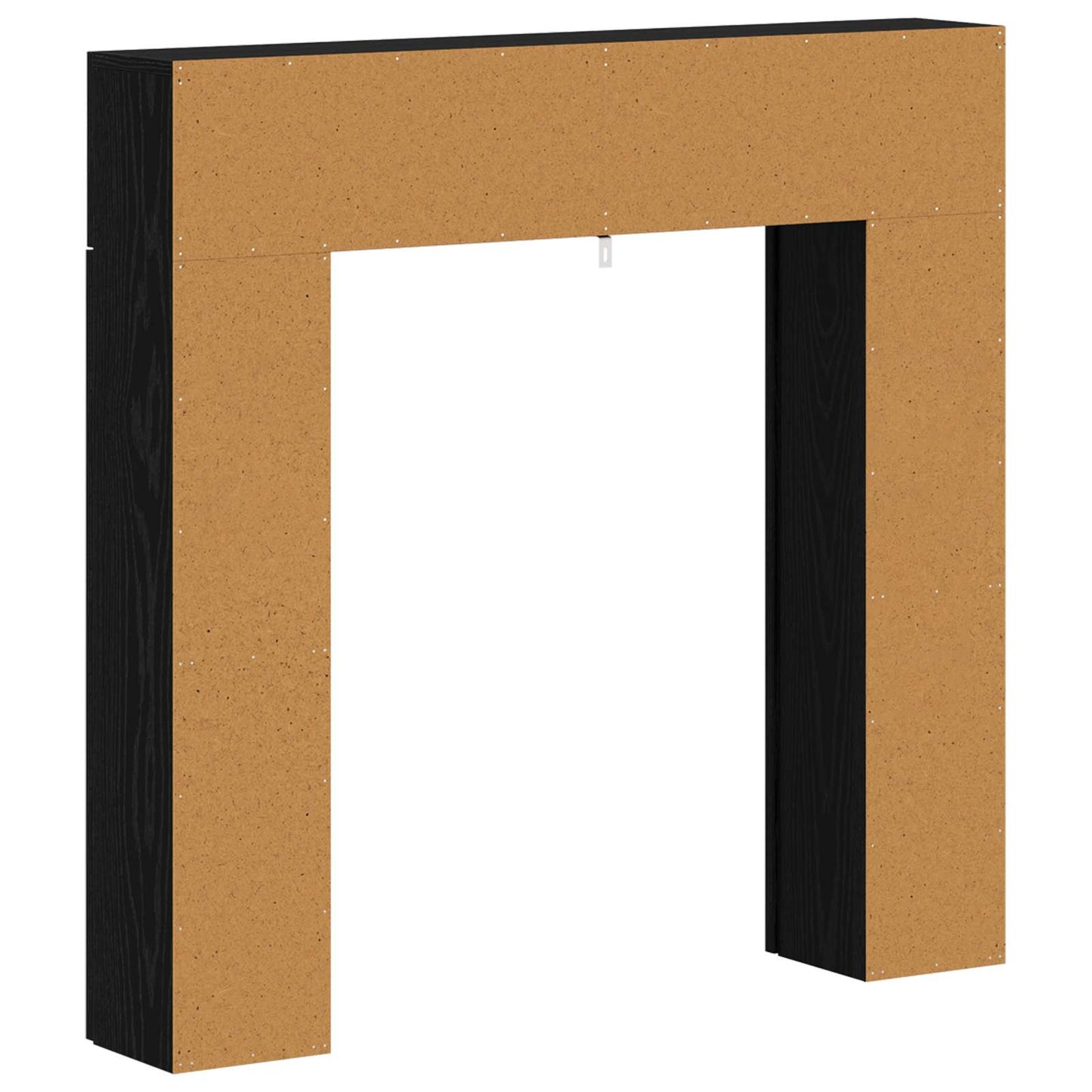 Peisramme Svart eik 102 x 18 x 100,5 cm Konstruert tre