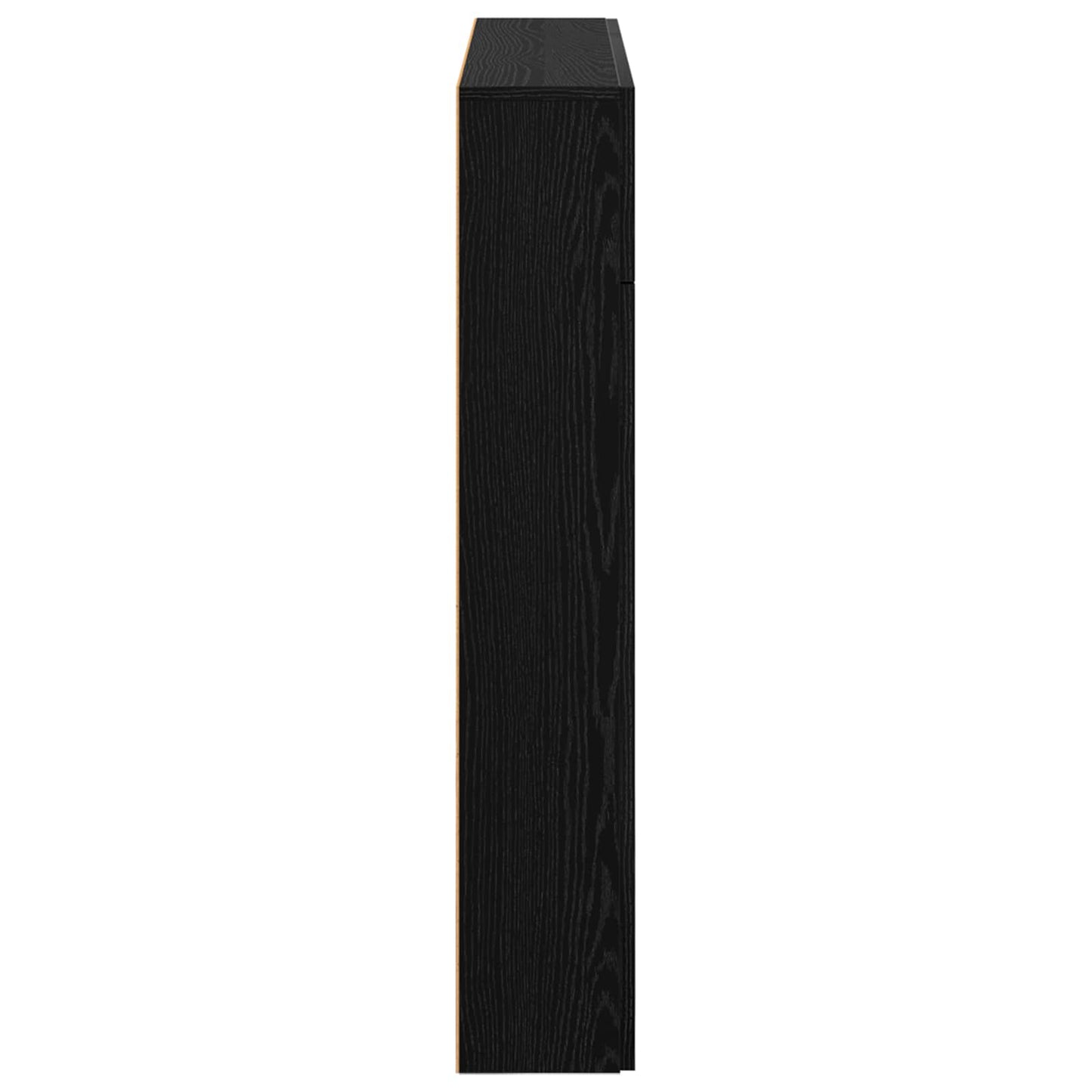 Peisramme Svart eik 102 x 18 x 100,5 cm Konstruert tre