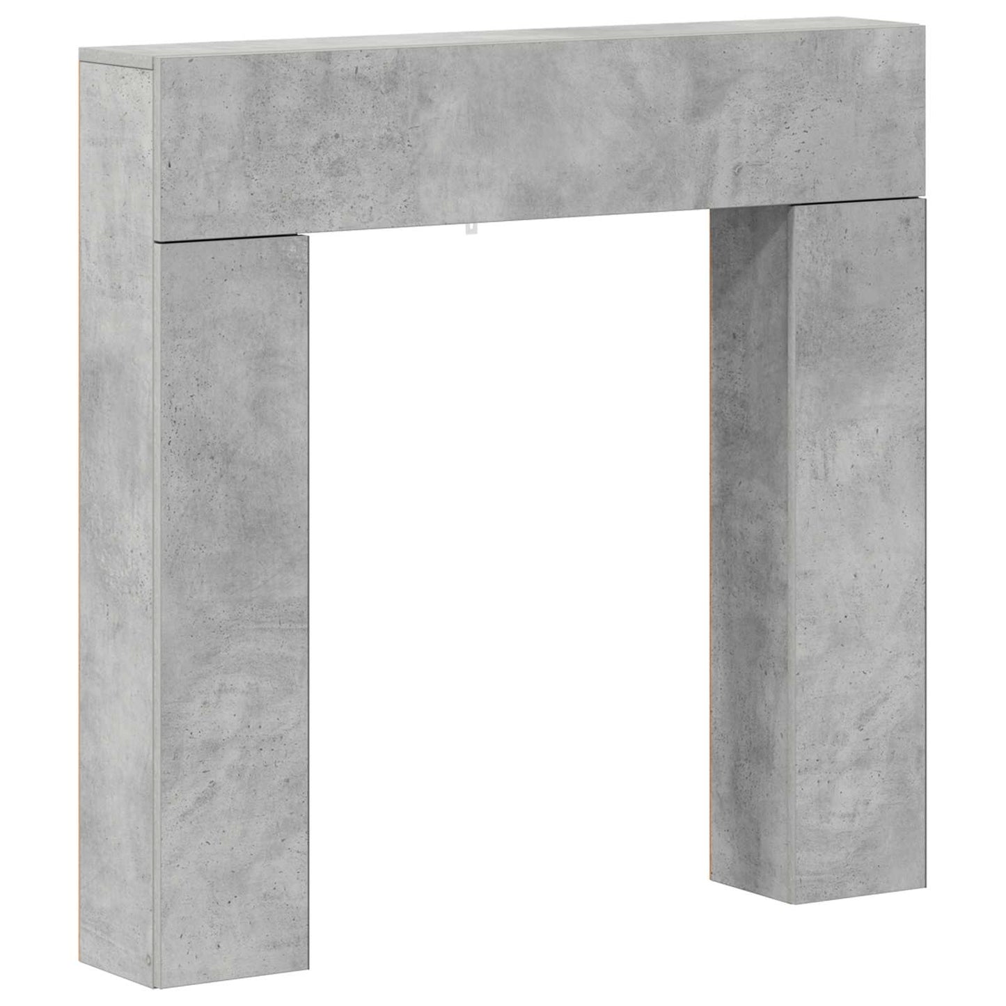 Peisramme Betonggrå 102 x 18 x 100,5 cm Konstruert tre