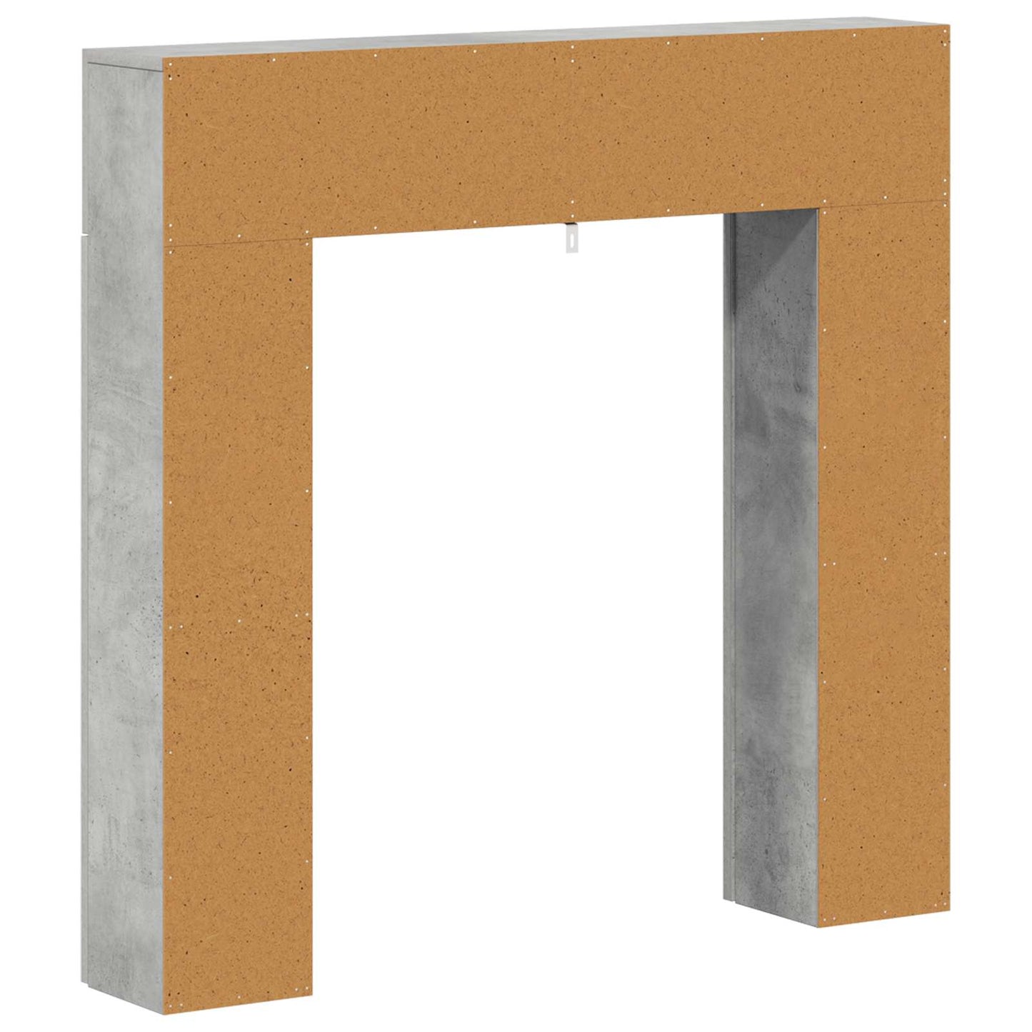 Peisramme Betonggrå 102 x 18 x 100,5 cm Konstruert tre
