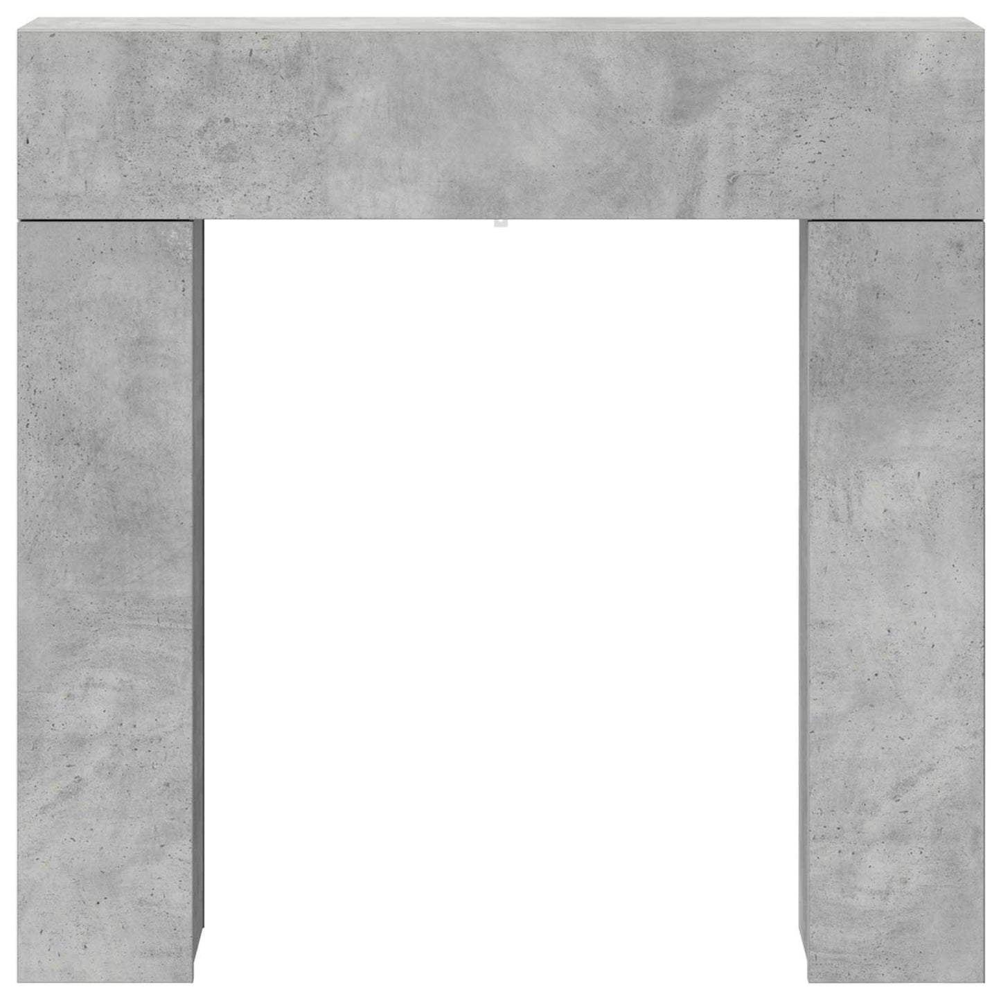 Peisramme Betonggrå 102 x 18 x 100,5 cm Konstruert tre