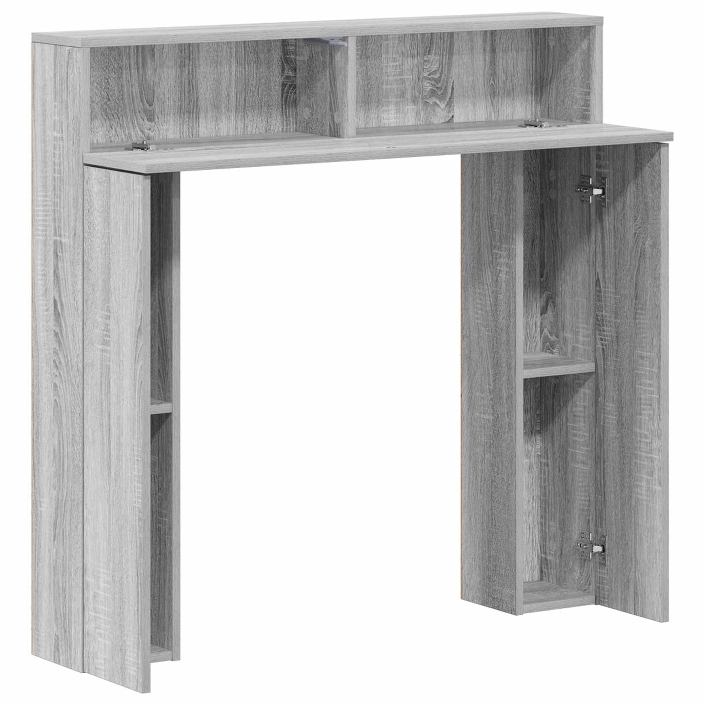 Peisramme Grå Sonoma 102 x 18 x 100,5 cm Konstruert tre