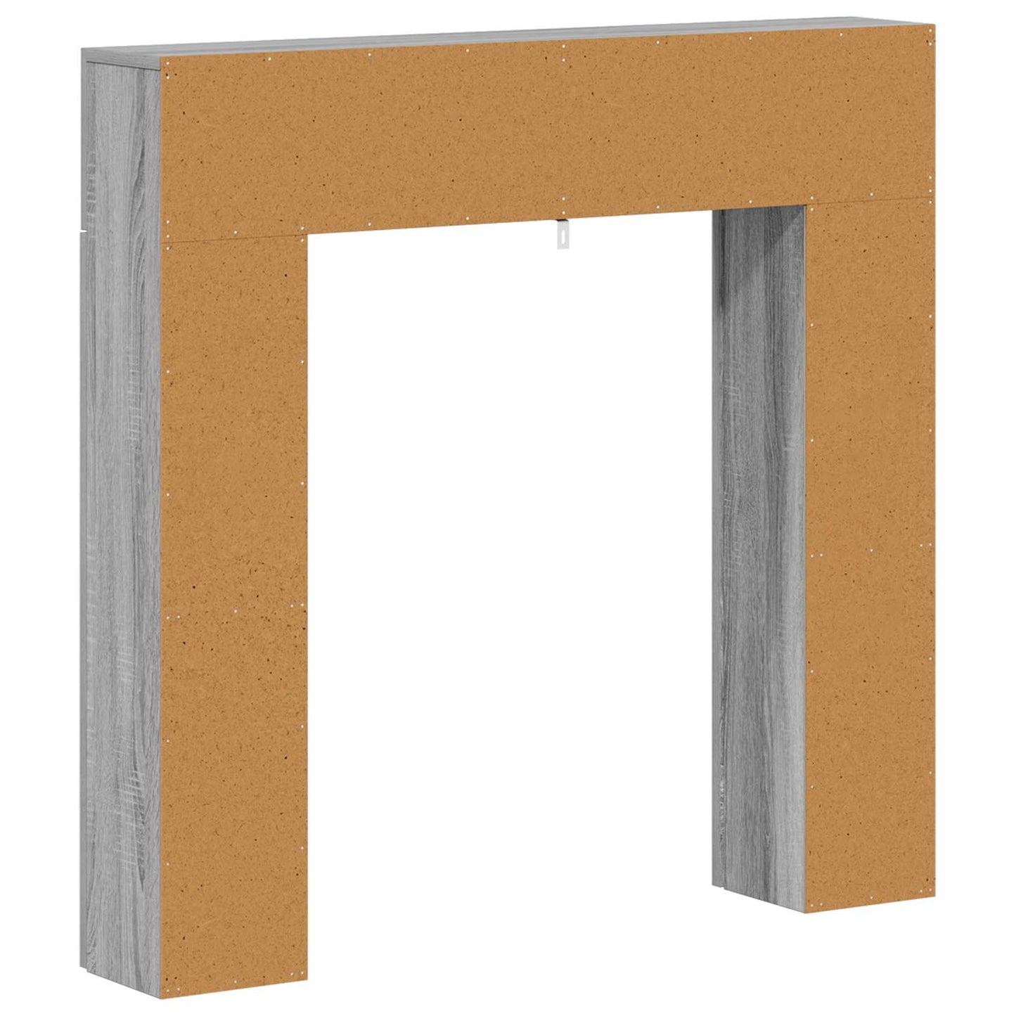 Peisramme Grå Sonoma 102 x 18 x 100,5 cm Konstruert tre