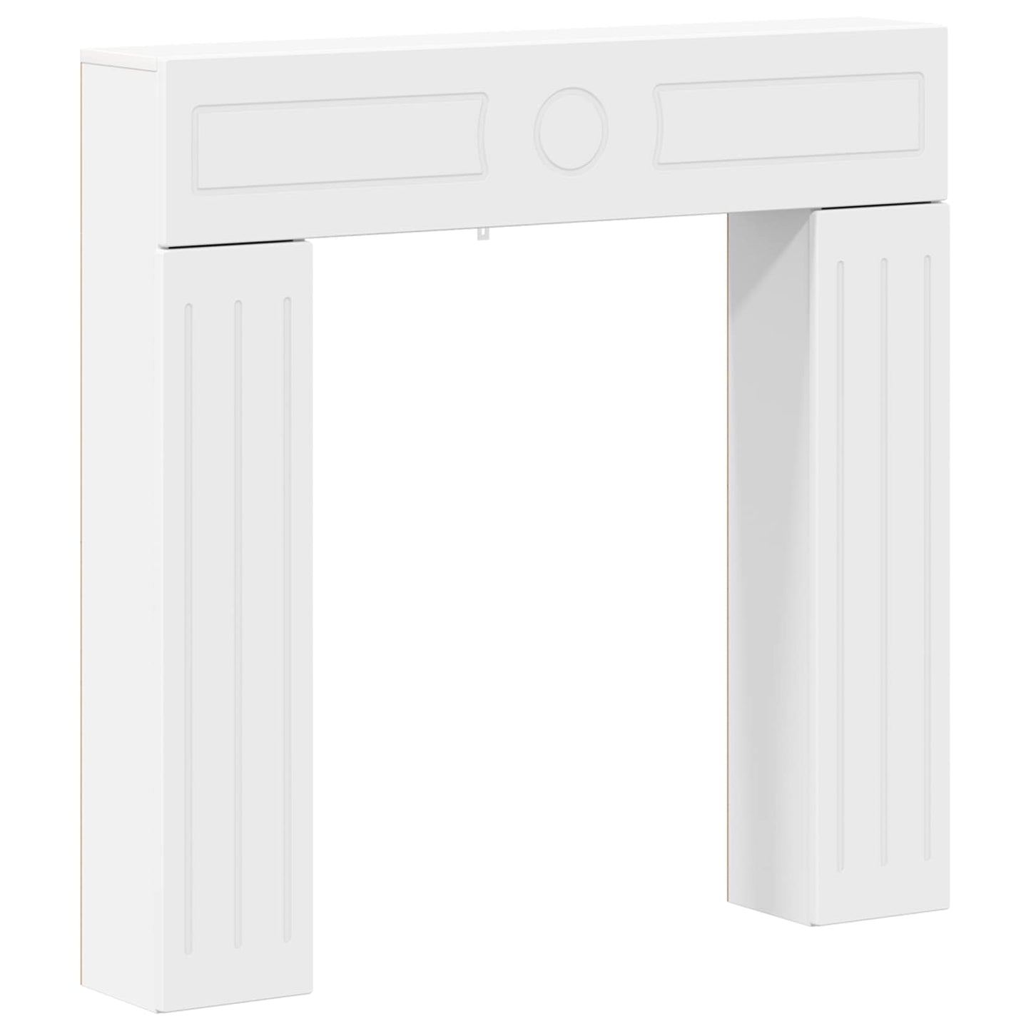 Peisramme Hvit 102 x 18 x 100,5 cm Konstruert tre