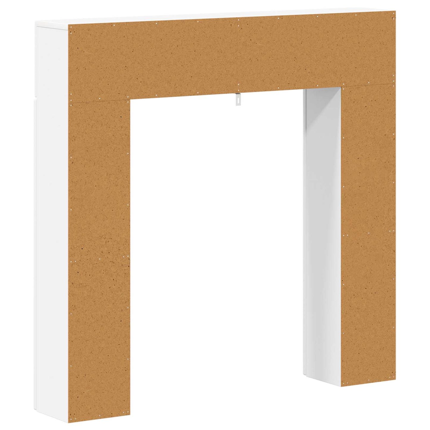 Peisramme Hvit 102 x 18 x 100,5 cm Konstruert tre