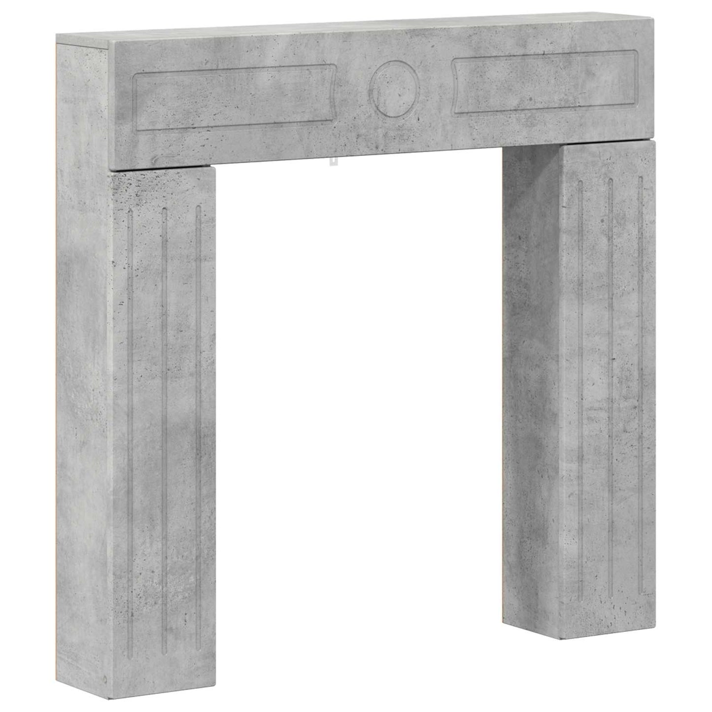 Peisramme Betonggrå 102 x 18 x 100,5 cm Konstruert tre