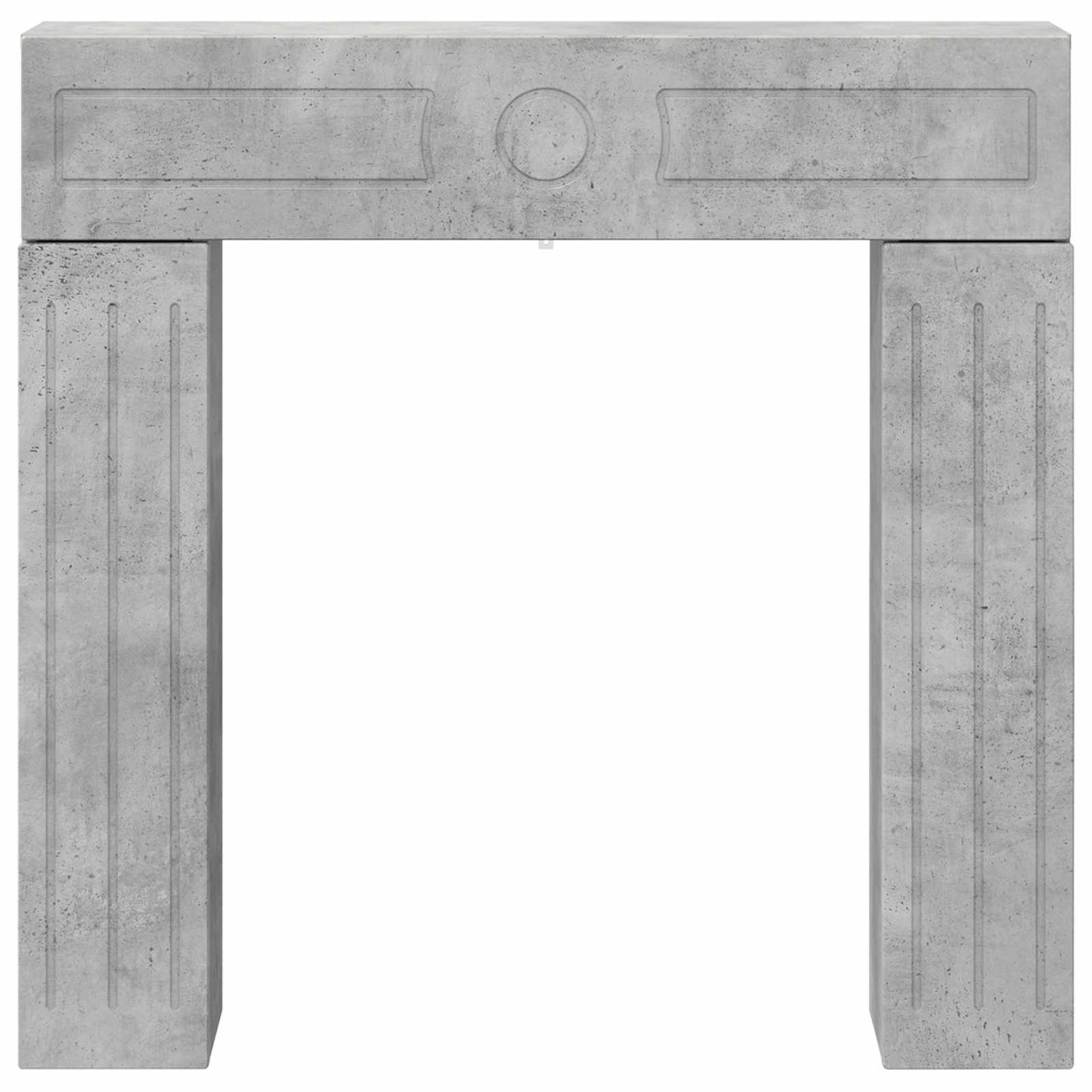 Peisramme Betonggrå 102 x 18 x 100,5 cm Konstruert tre