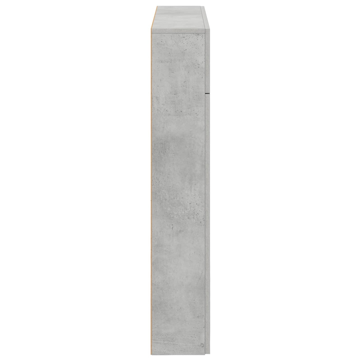 Peisramme Betonggrå 102 x 18 x 100,5 cm Konstruert tre