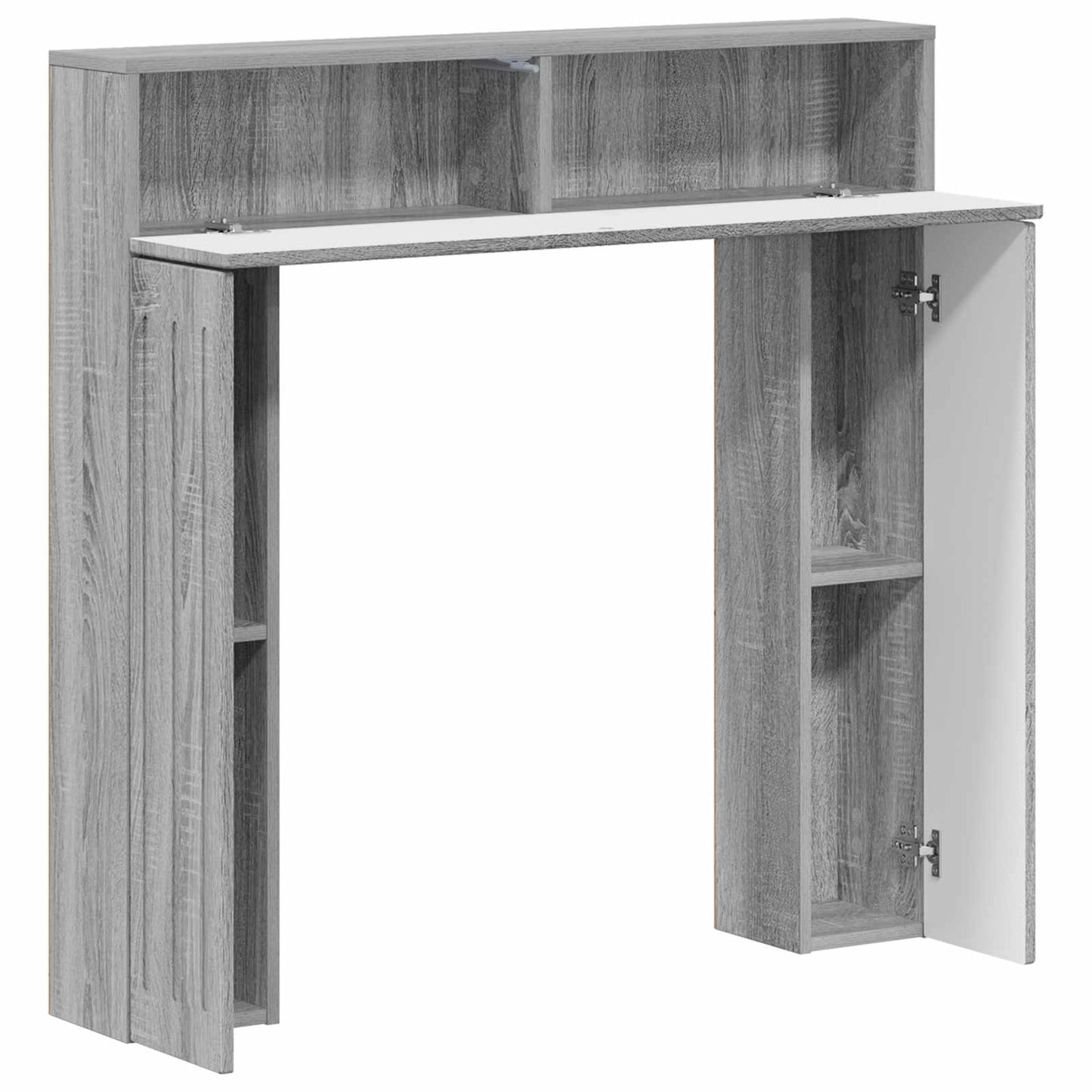 Peisramme Grå Sonoma 102 x 18 x 100,5 cm Konstruert tre