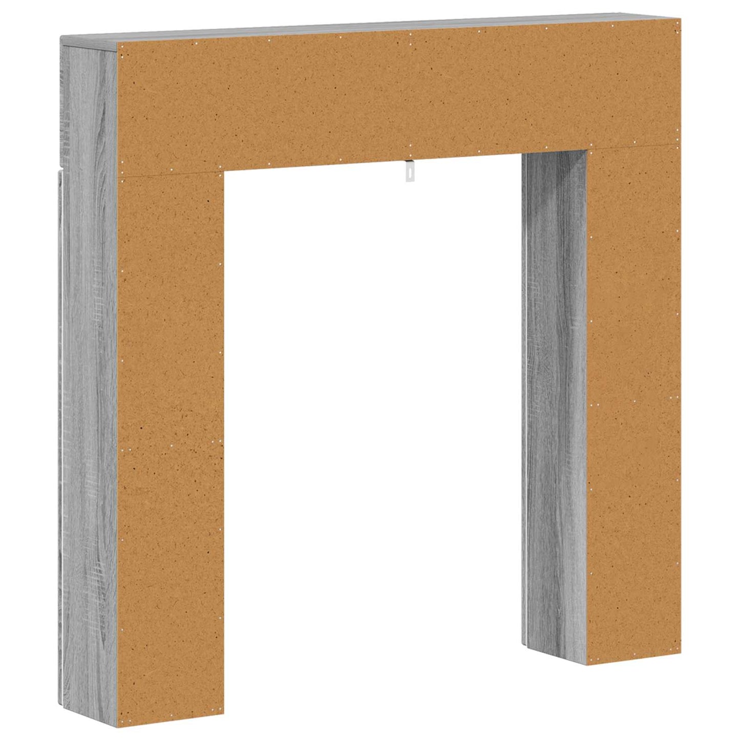 Peisramme Grå Sonoma 102 x 18 x 100,5 cm Konstruert tre