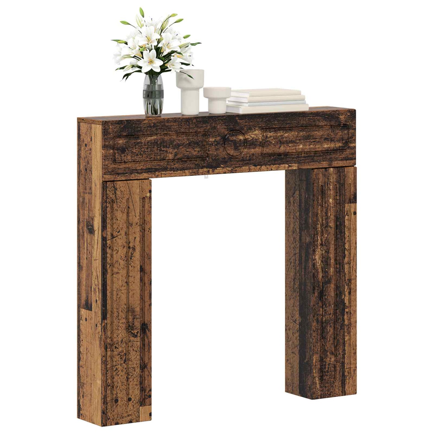 Peisramme Gammelt tre 102 x 18 x 100,5 cm Konstruert tre