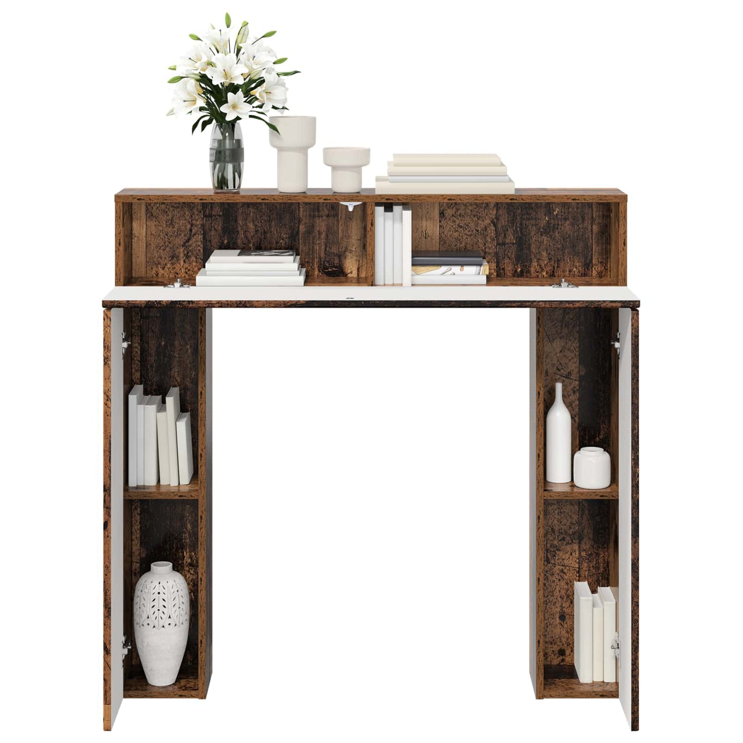 Peisramme Gammelt tre 102 x 18 x 100,5 cm Konstruert tre