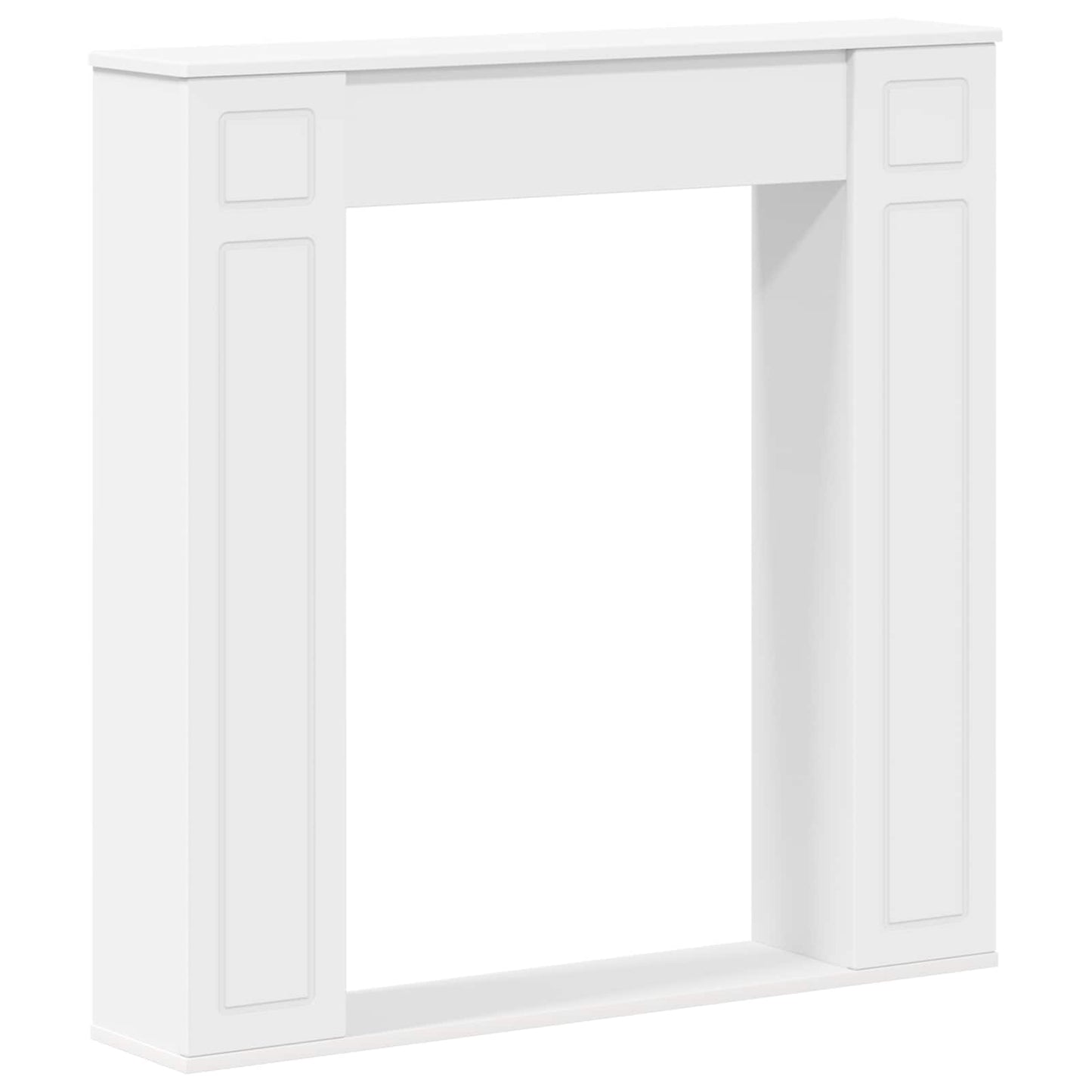 Peisramme Hvit 100 x 20 x 100 cm Konstruert tre