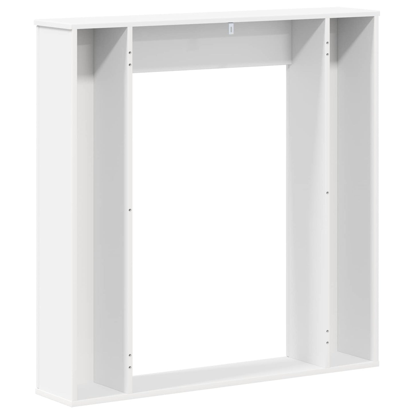 Peisramme Hvit 100 x 20 x 100 cm Konstruert tre