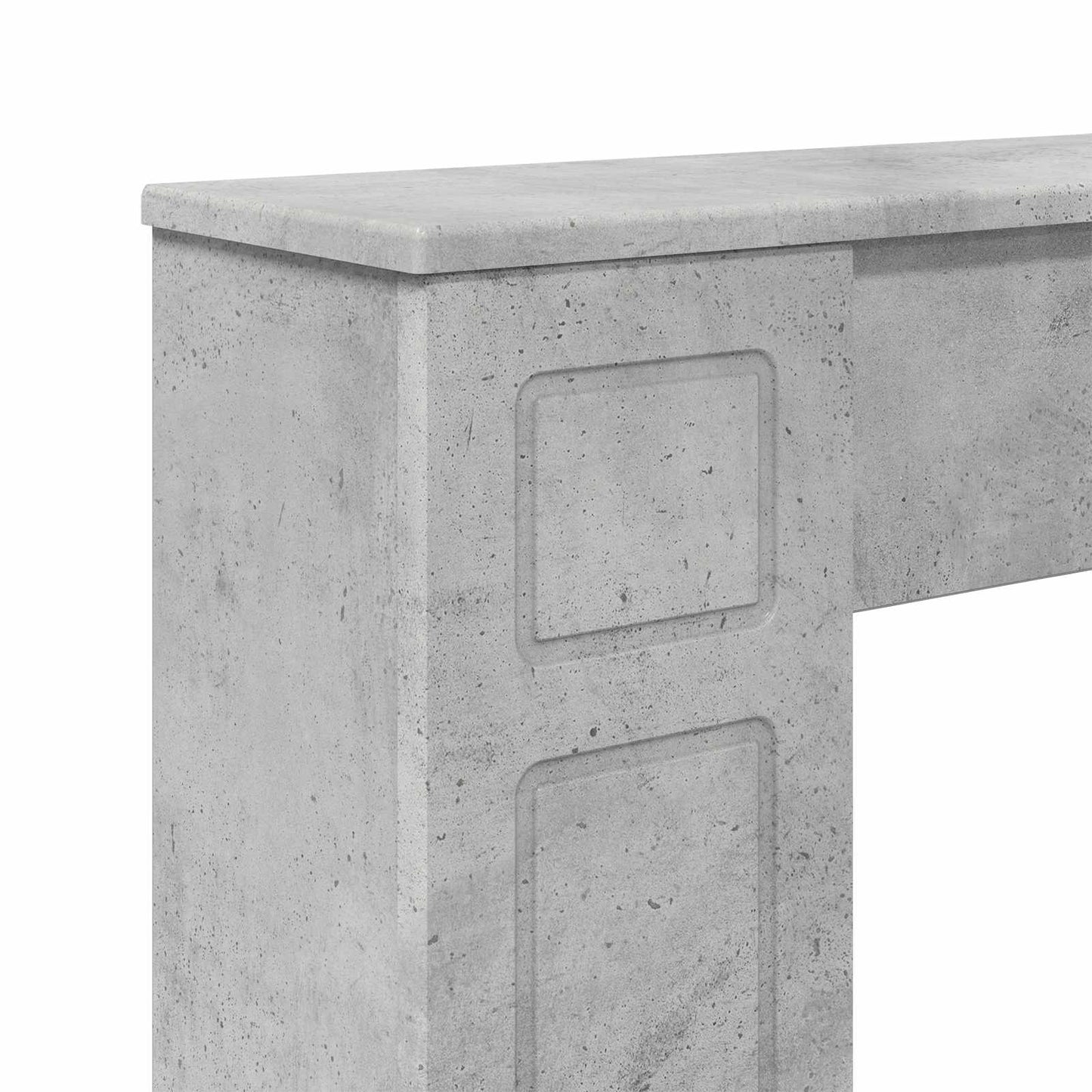Peisramme Betonggrå 100 x 20 x 100 cm Konstruert tre