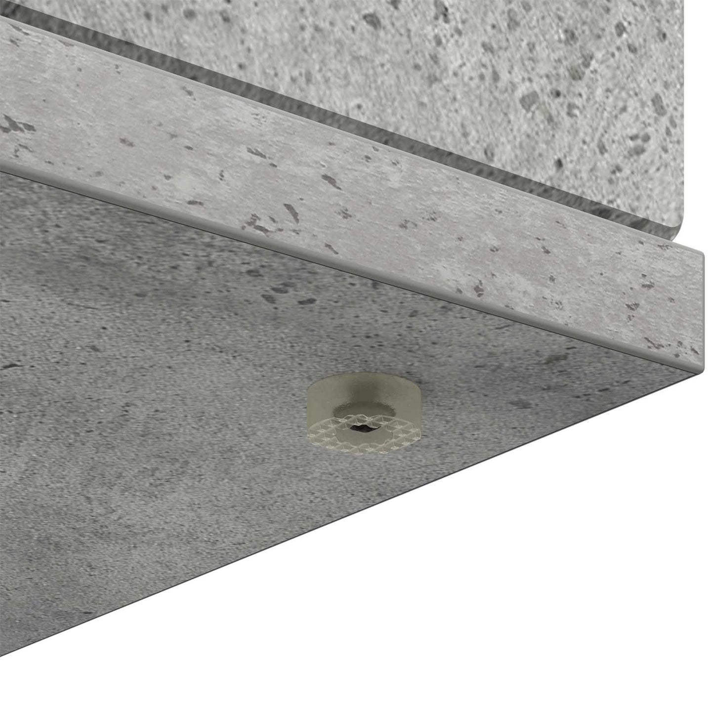 Peisramme Betonggrå 100 x 20 x 100 cm Konstruert tre