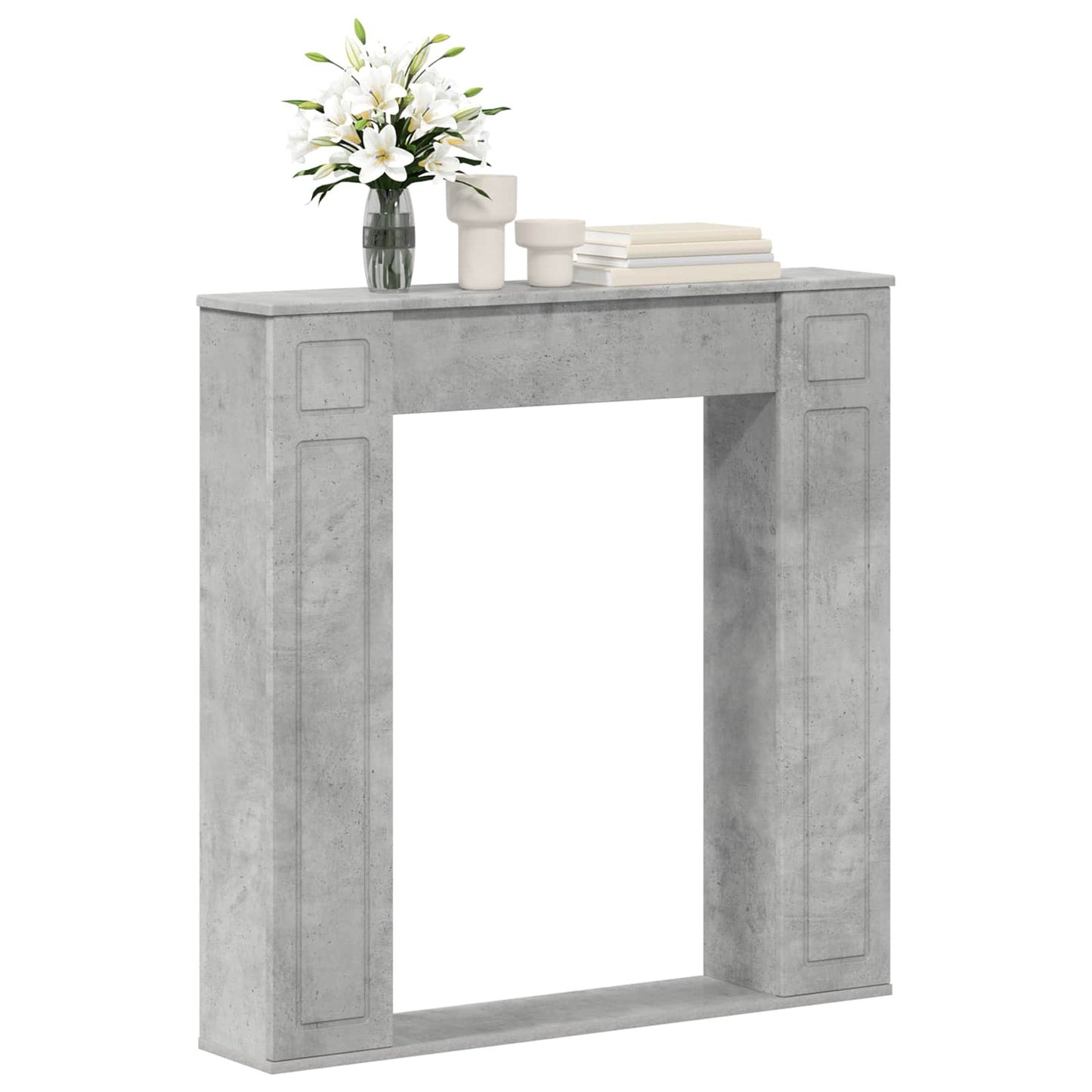 Peisramme Betonggrå 100 x 20 x 100 cm Konstruert tre
