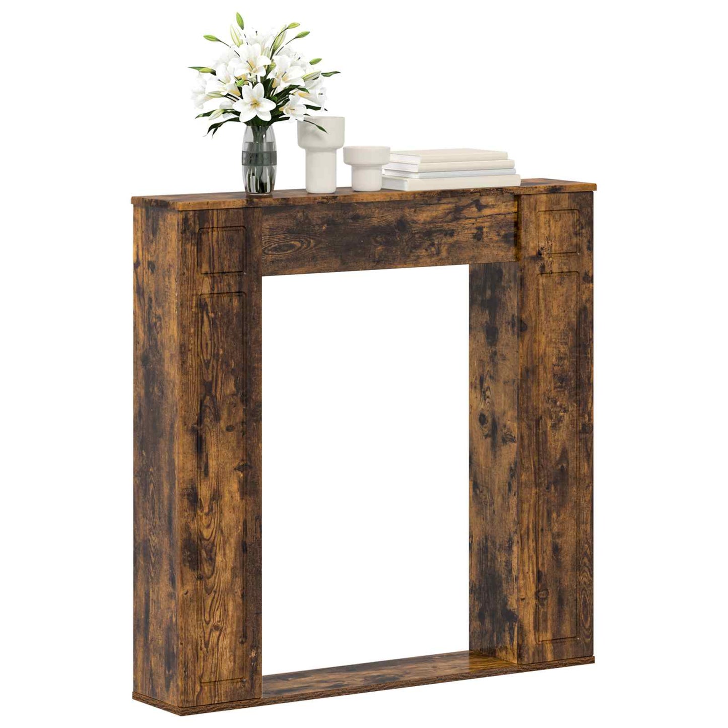 Peisramme Røkt Eik 100 x 20 x 100 cm Konstruert tre