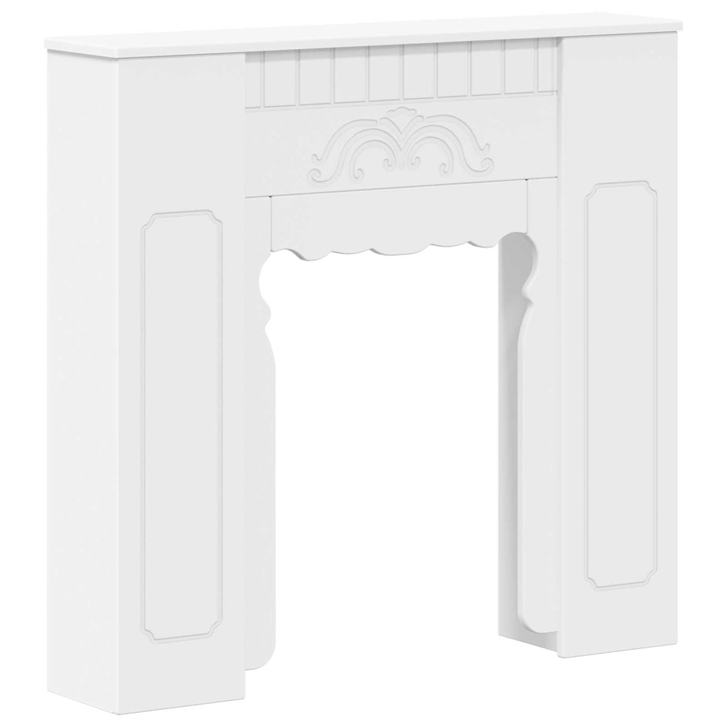 Peisramme Hvit 93 x 20 x 89 cm Konstruert tre
