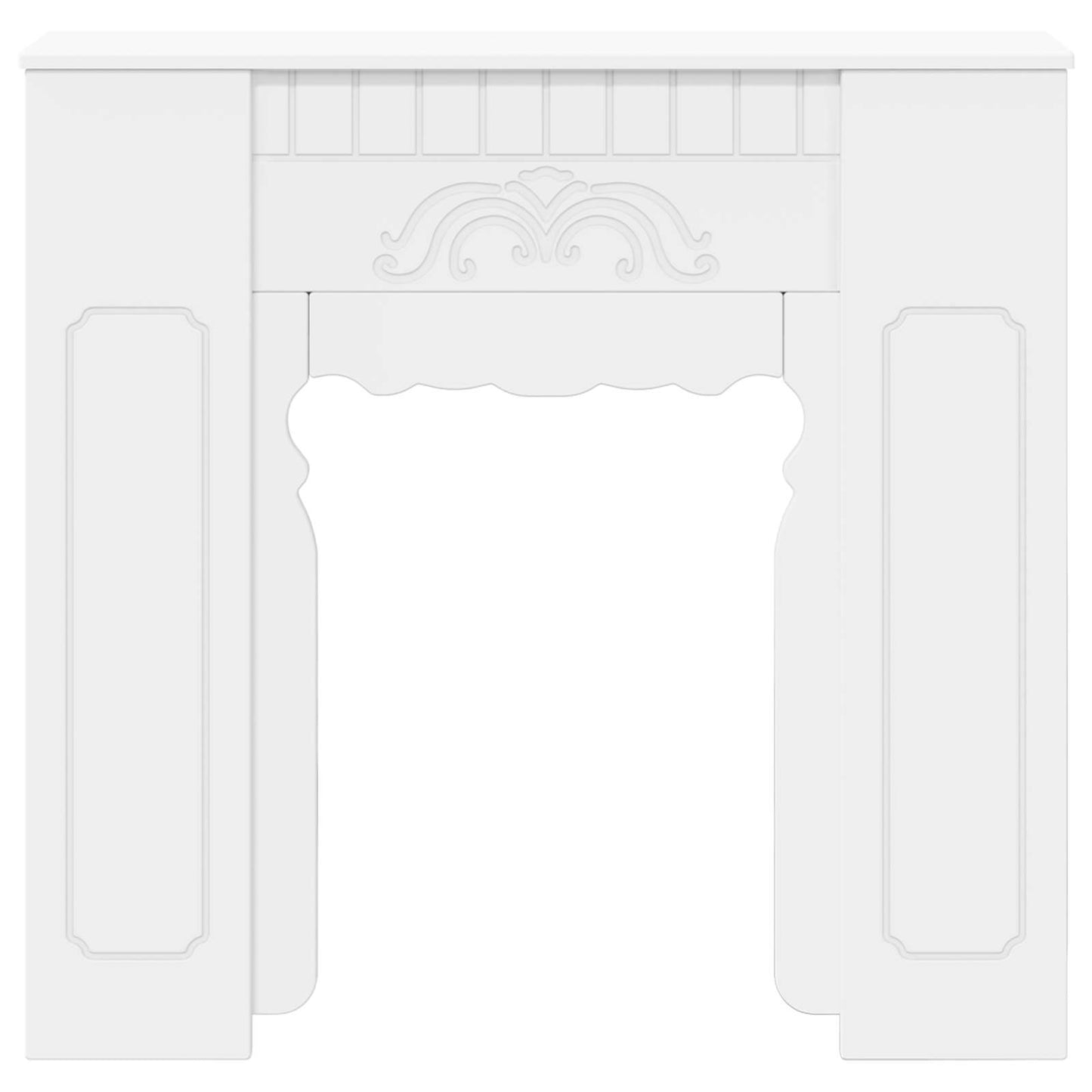 Peisramme Hvit 93 x 20 x 89 cm Konstruert tre