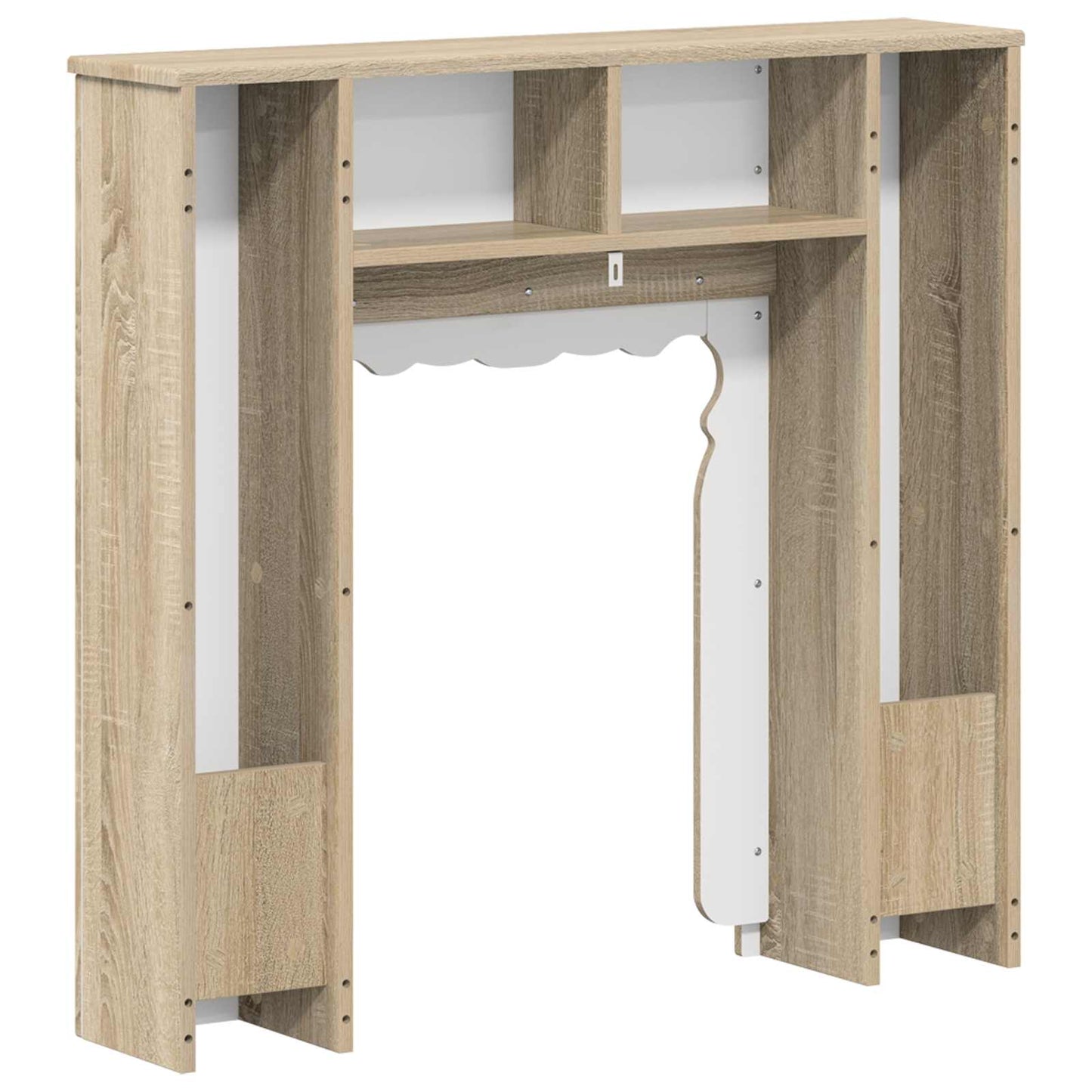 Peisramme Sonoma eik 93 x 20 x 89 cm Konstruert tre
