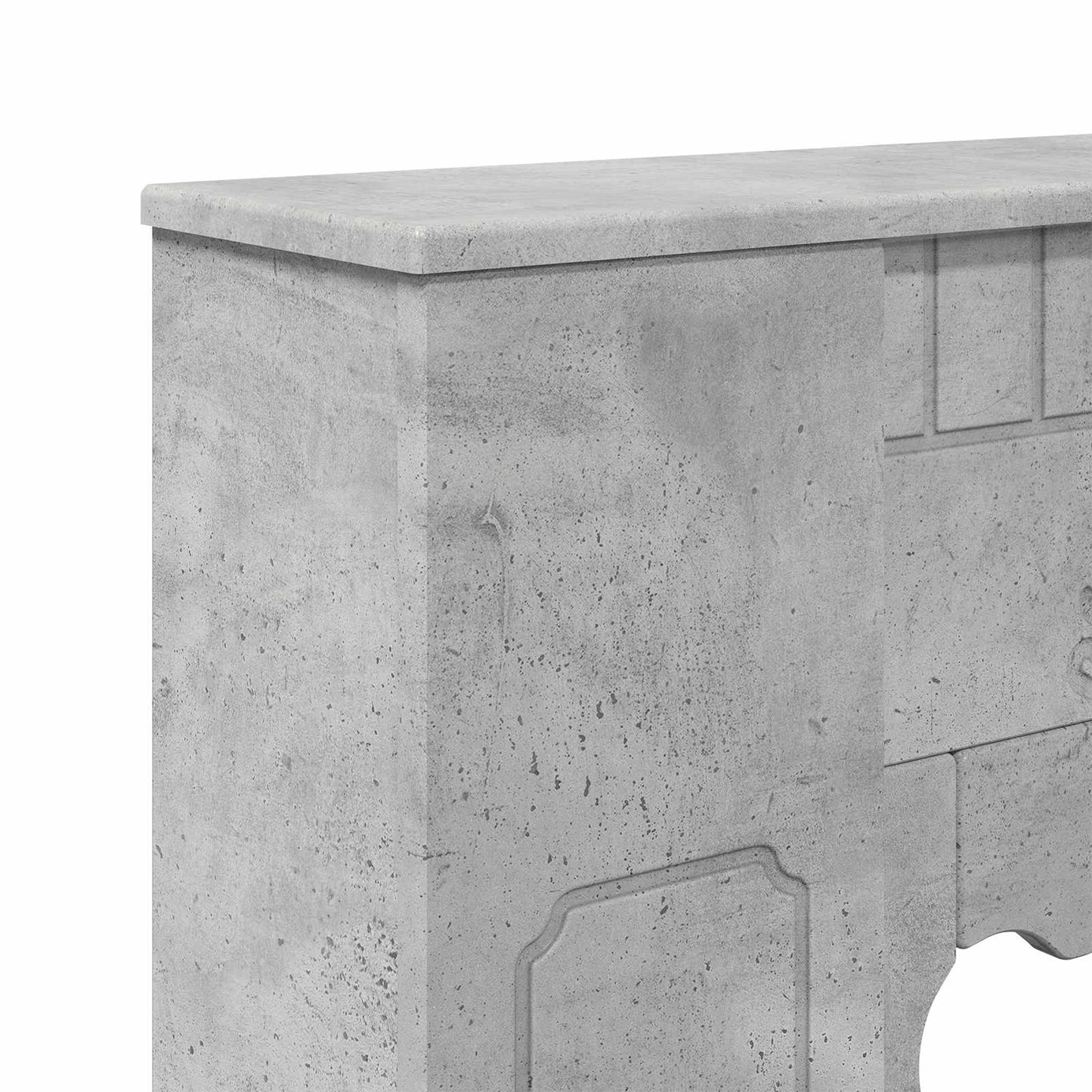 Peisramme Betonggrå 93 x 20 x 89 cm Konstruert tre
