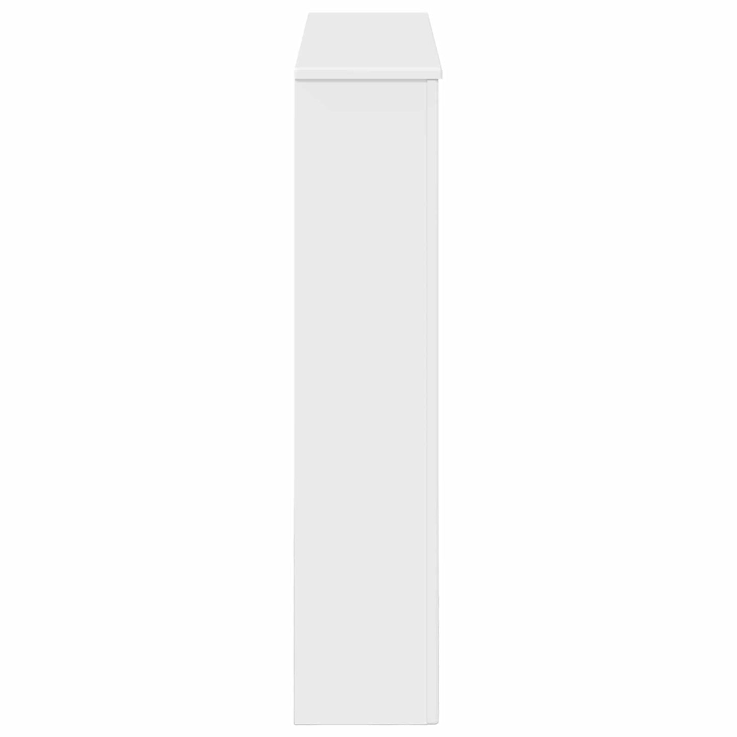 Peisramme Høgglans hvit 93 x 20 x 89 cm Konstruert tre