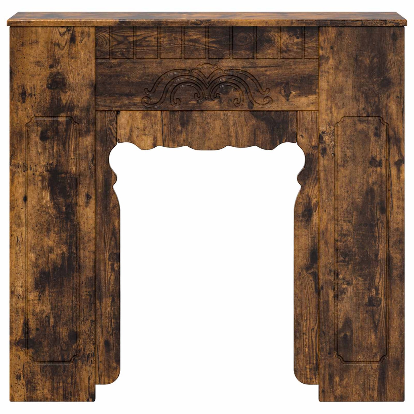Peisramme Røkt Eik 93 x 20 x 89 cm Konstruert tre