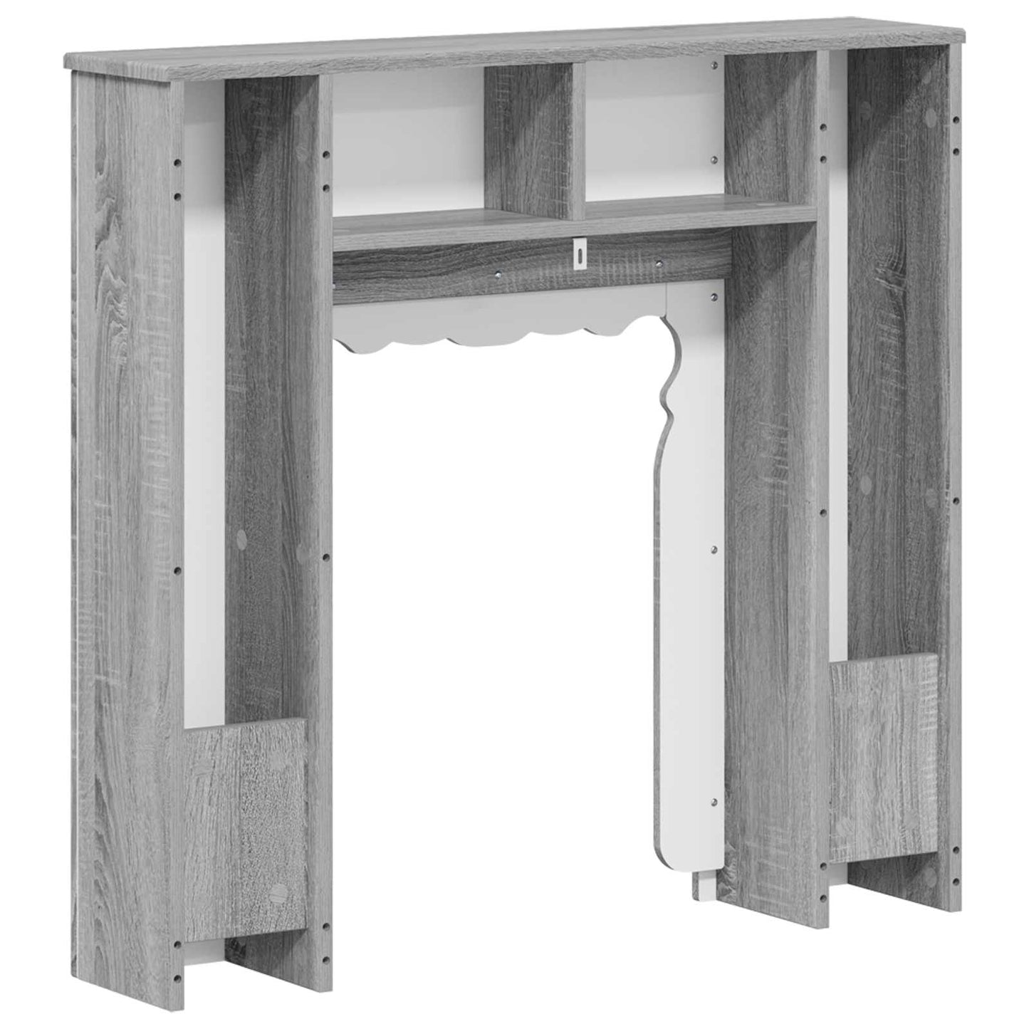 Peisramme Grå Sonoma 93 x 20 x 89 cm Konstruert tre