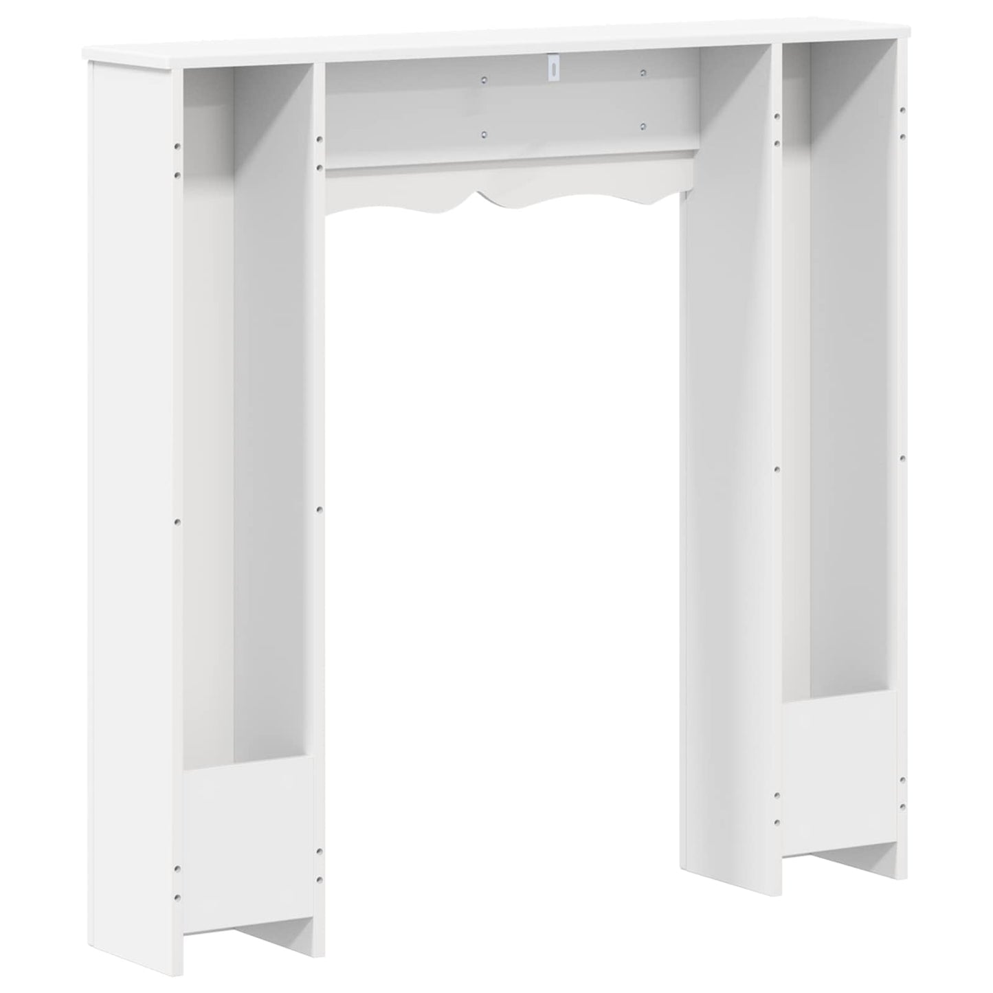 Peisramme Hvit 102 x 20 x 102 cm Konstruert tre