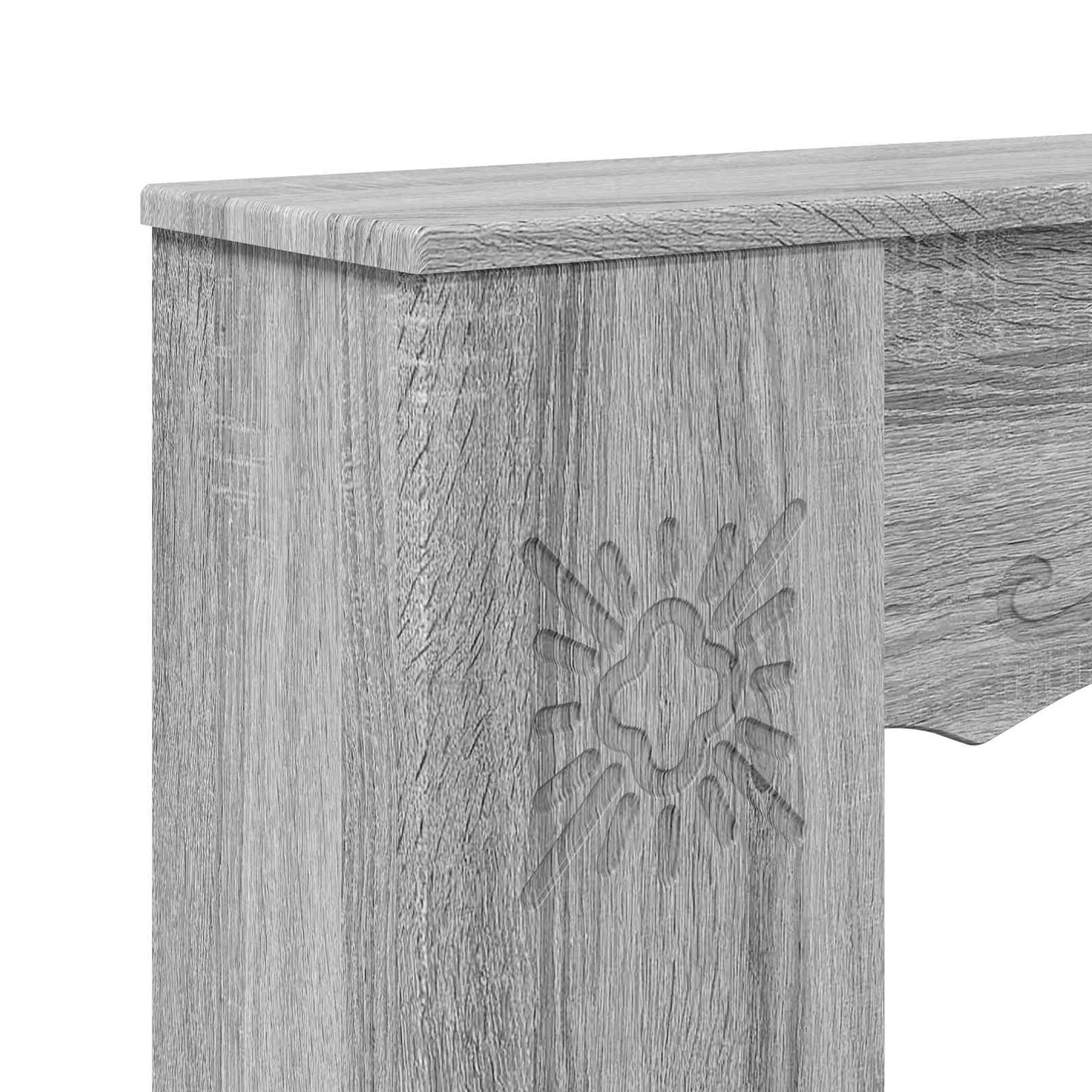 Peisramme Grå Sonoma 102 x 20 x 102 cm Konstruert tre