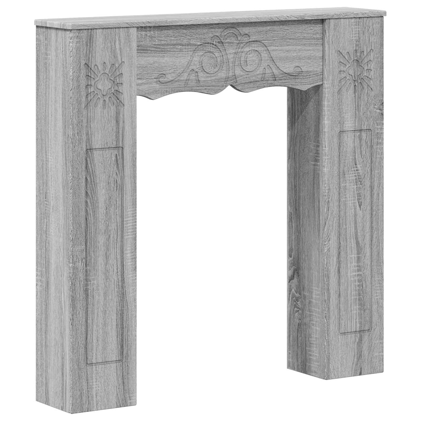 Peisramme Grå Sonoma 102 x 20 x 102 cm Konstruert tre
