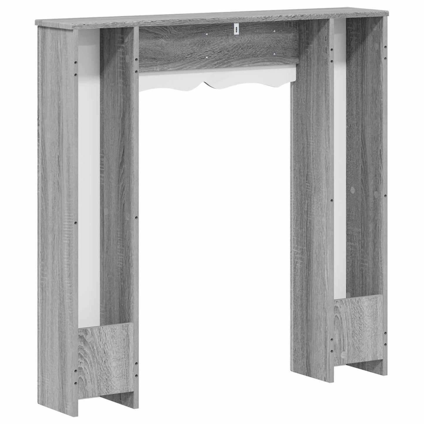 Peisramme Grå Sonoma 102 x 20 x 102 cm Konstruert tre