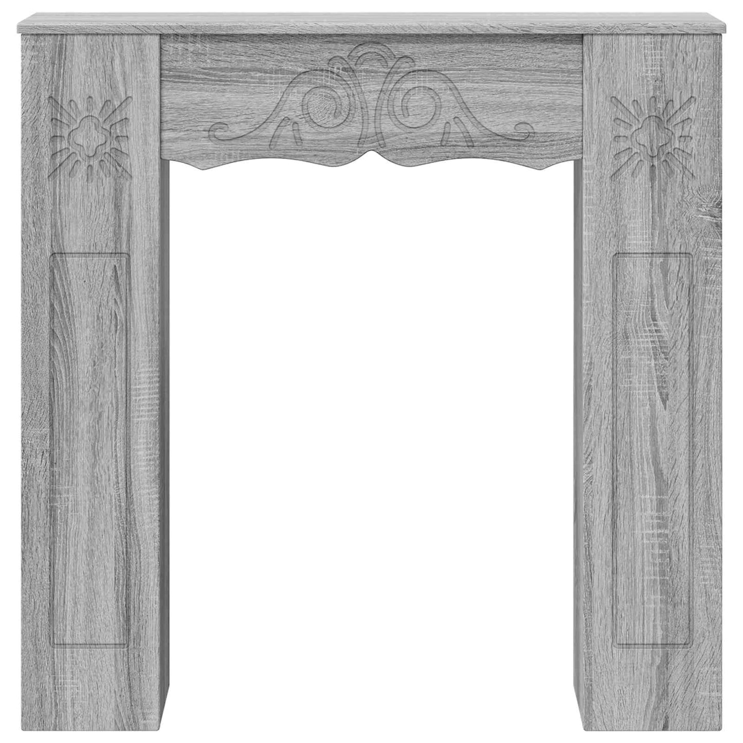 Peisramme Grå Sonoma 102 x 20 x 102 cm Konstruert tre