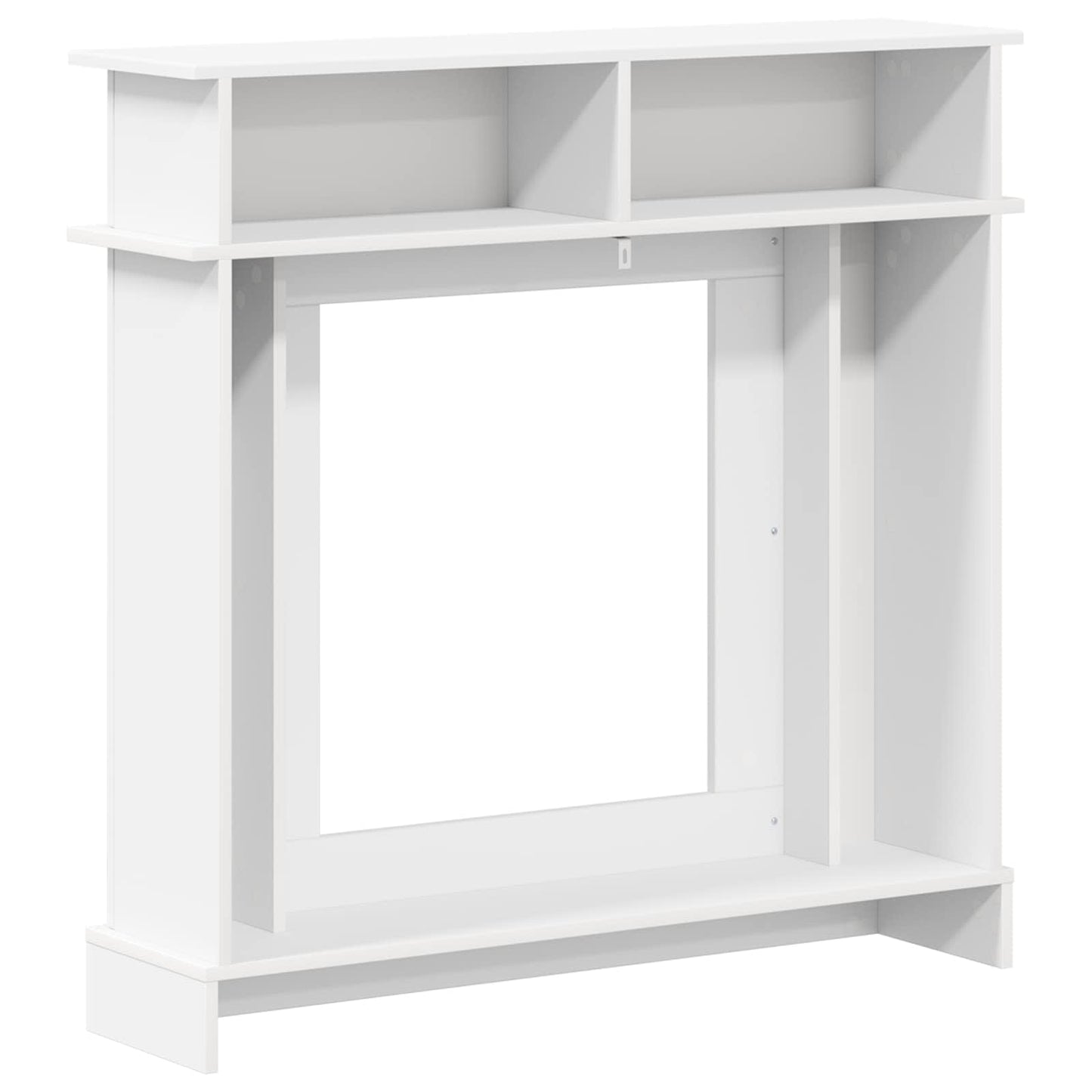 Peisramme Hvit 102 x 26 x 100 cm Konstruert tre
