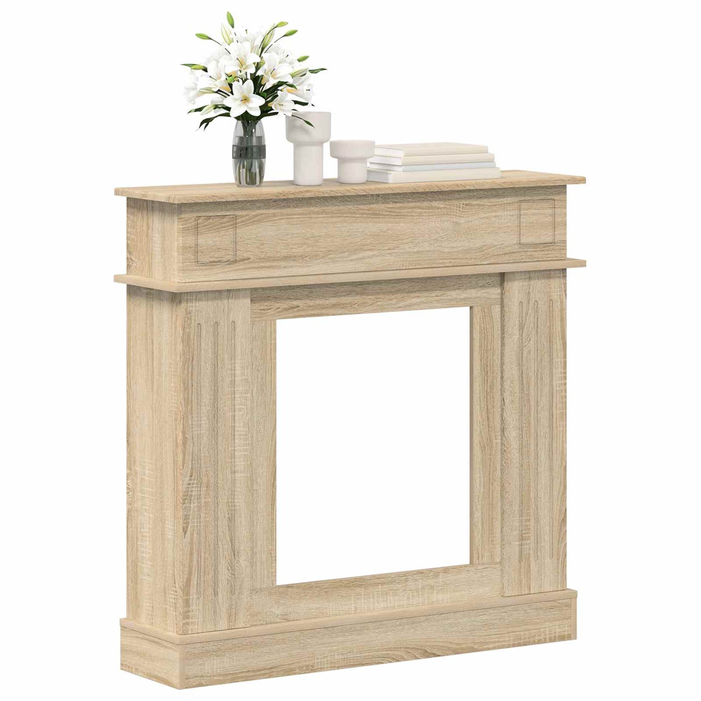 Peisramme Sonoma eik 102 x 26 x 100 cm Konstruert tre