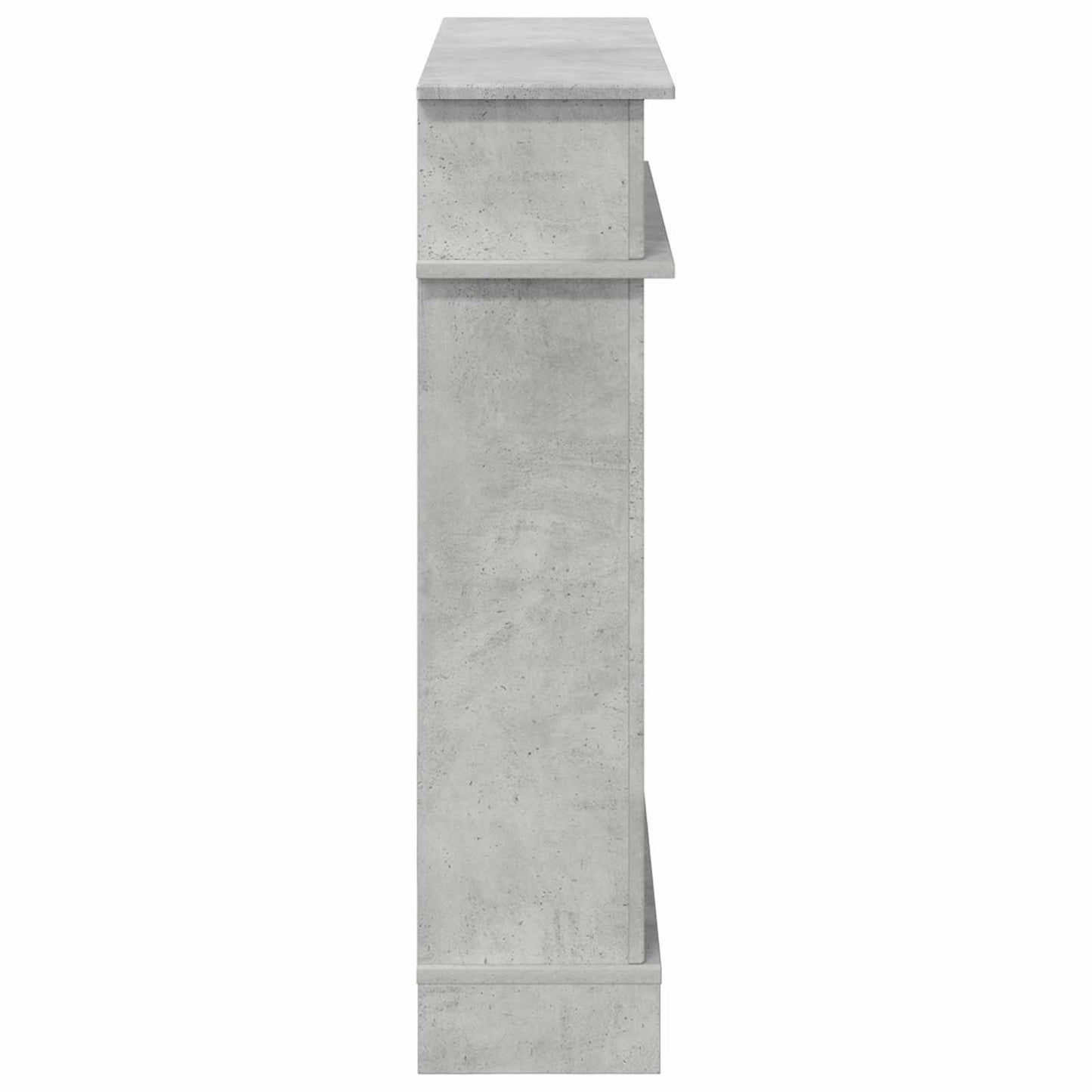 Peisramme Betonggrå 102 x 26 x 100 cm Konstruert tre