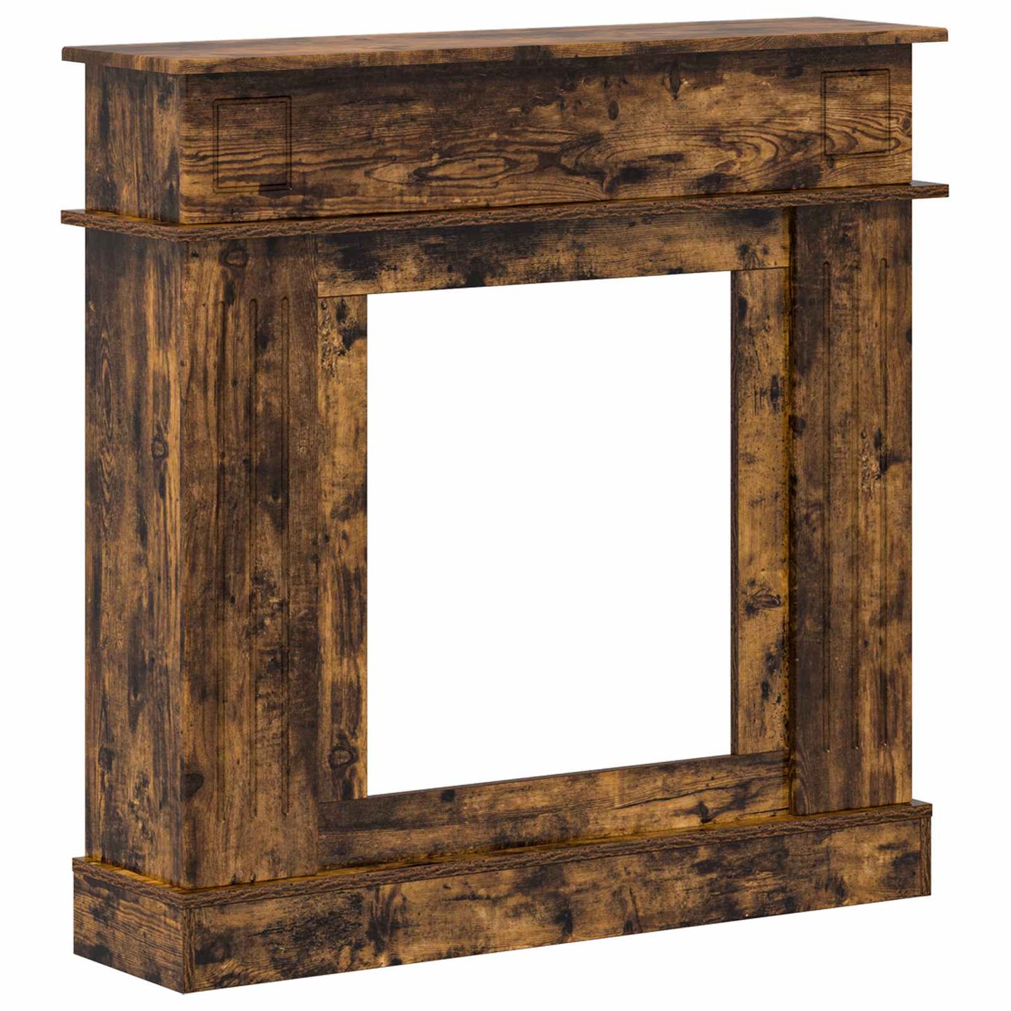 Peisramme Røkt Eik 102 x 26 x 100 cm Konstruert tre