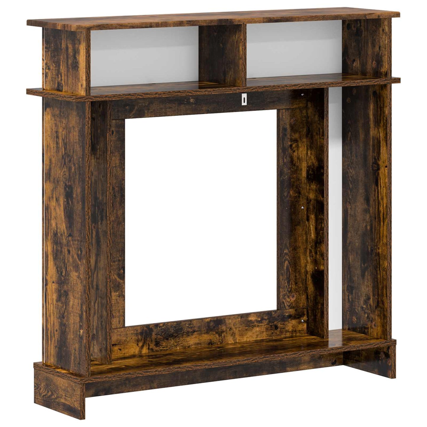 Peisramme Røkt Eik 102 x 26 x 100 cm Konstruert tre