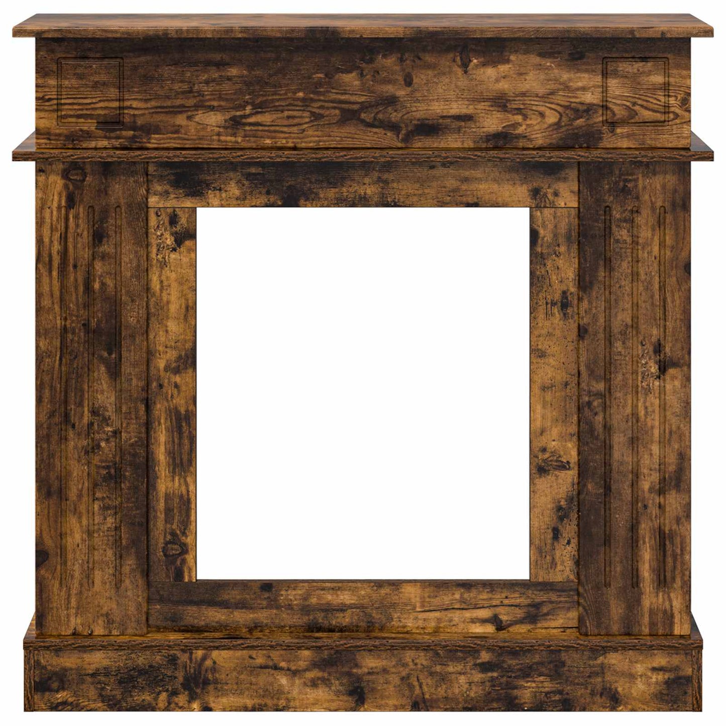 Peisramme Røkt Eik 102 x 26 x 100 cm Konstruert tre