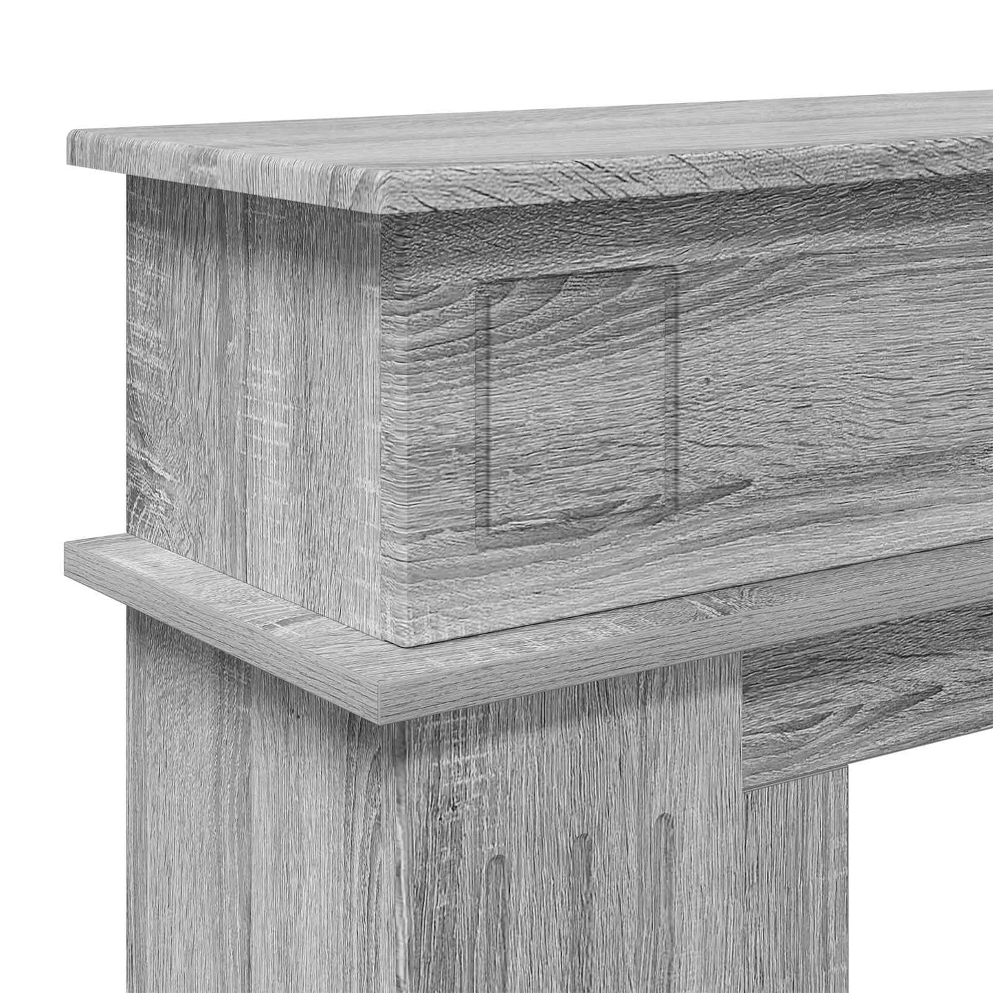 Peisramme Grå Sonoma 102 x 26 x 100 cm Konstruert tre