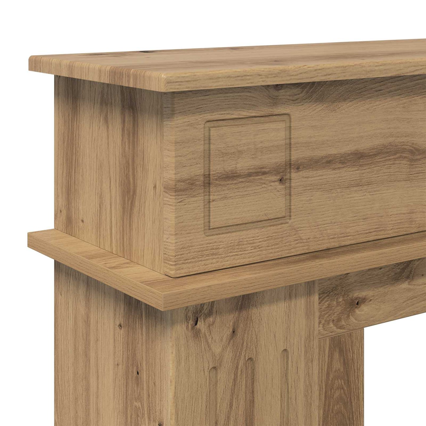 Peisramme Artisan eik 102 x 26 x 100 cm Konstruert tre