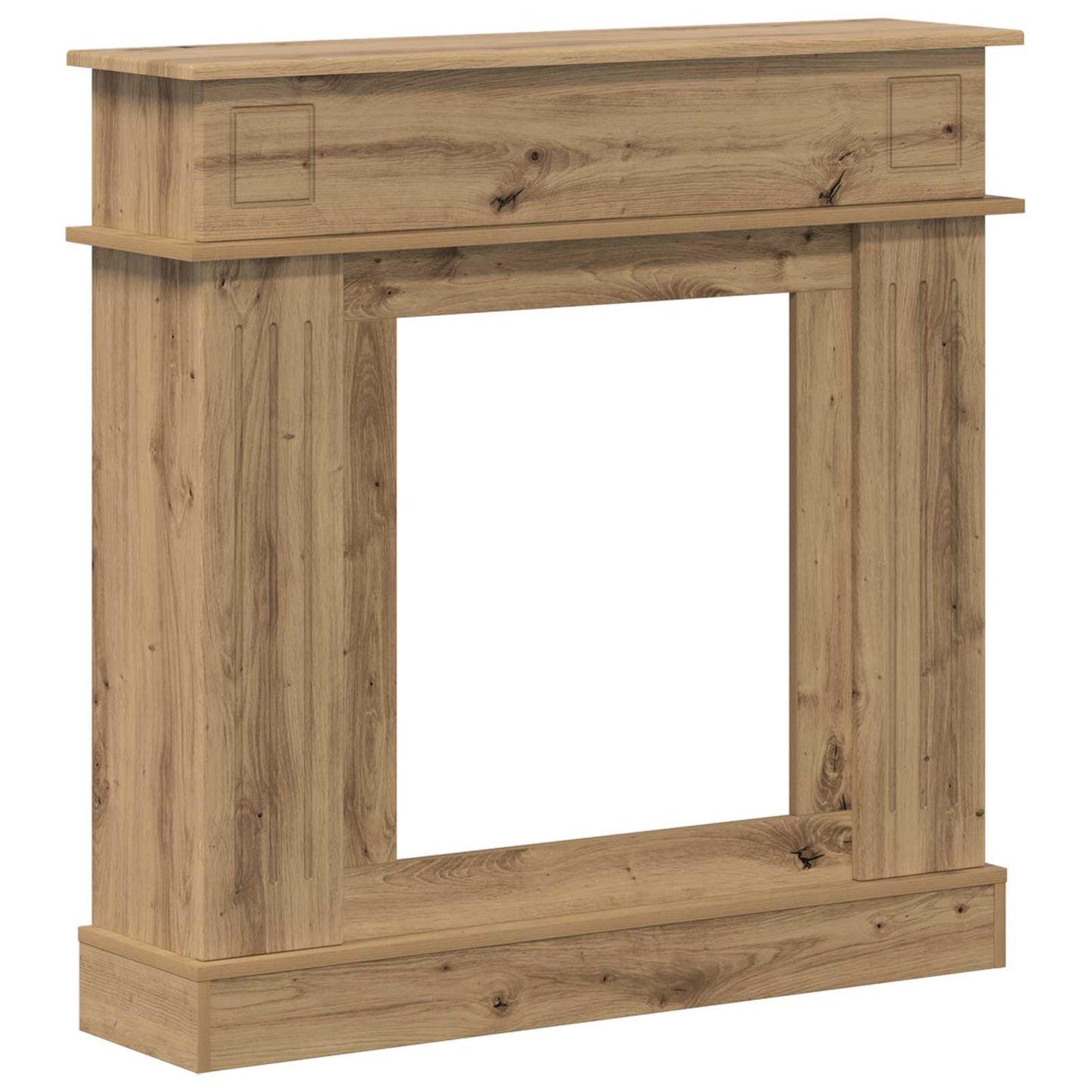 Peisramme Artisan eik 102 x 26 x 100 cm Konstruert tre