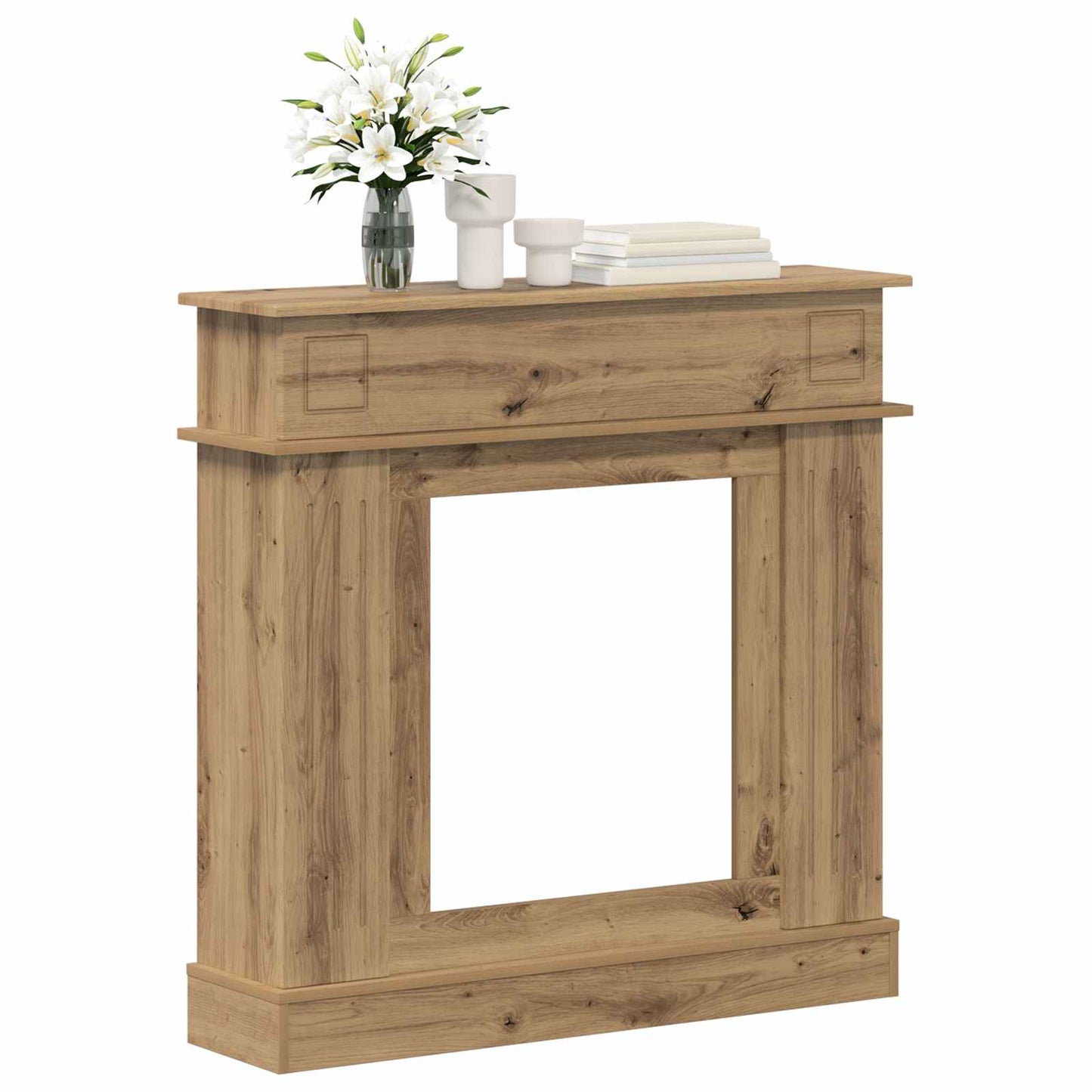 Peisramme Artisan eik 102 x 26 x 100 cm Konstruert tre